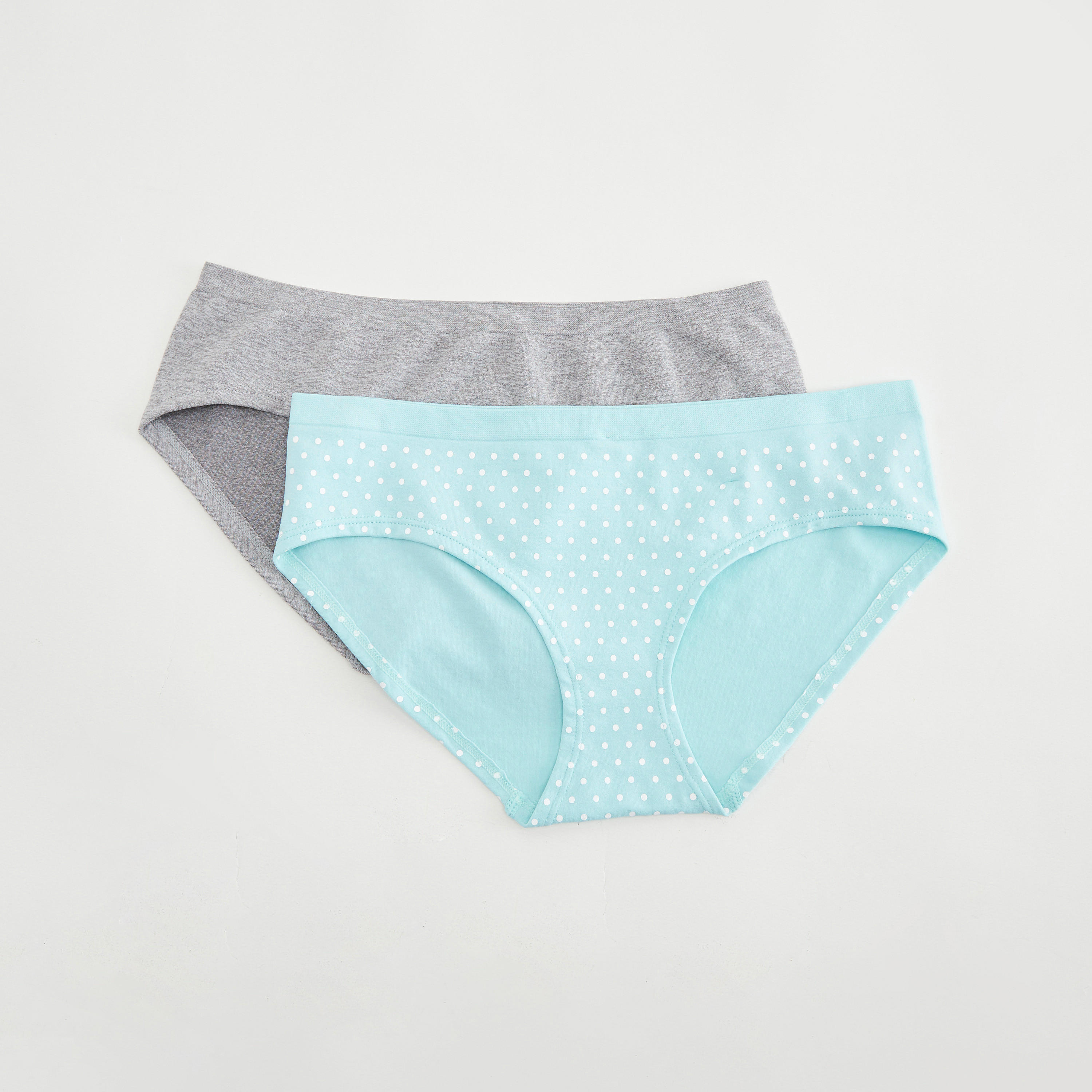 طقم سراويل داخليّة مستدامة هيبستر متنوّعة بخصر مطّاطي - قطعتين-women-clothing-lingerie-panties-image-1