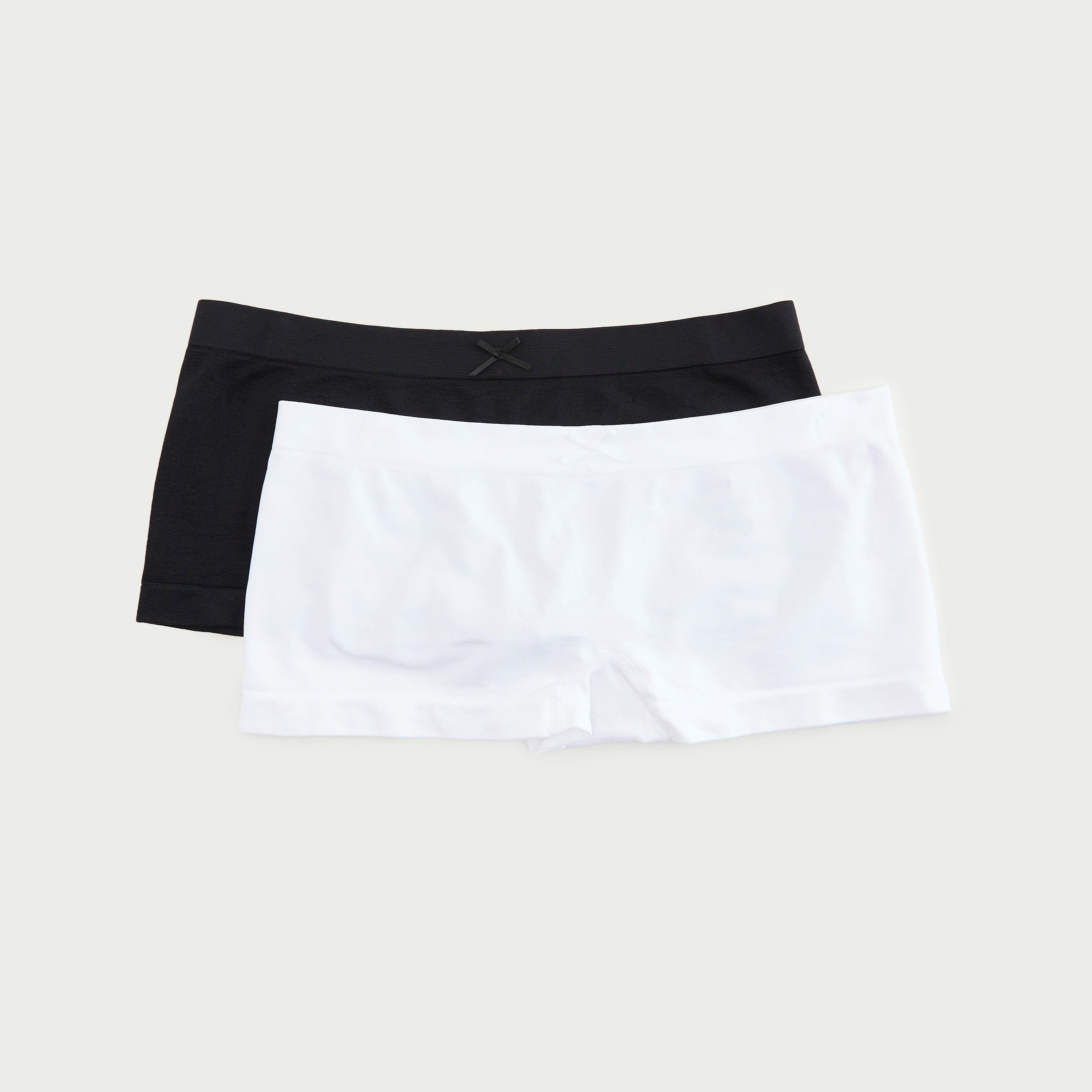 سراويل بوي شورت سادة- طقم من 2 قطع-women-clothing-lingerie-panties-image-1
