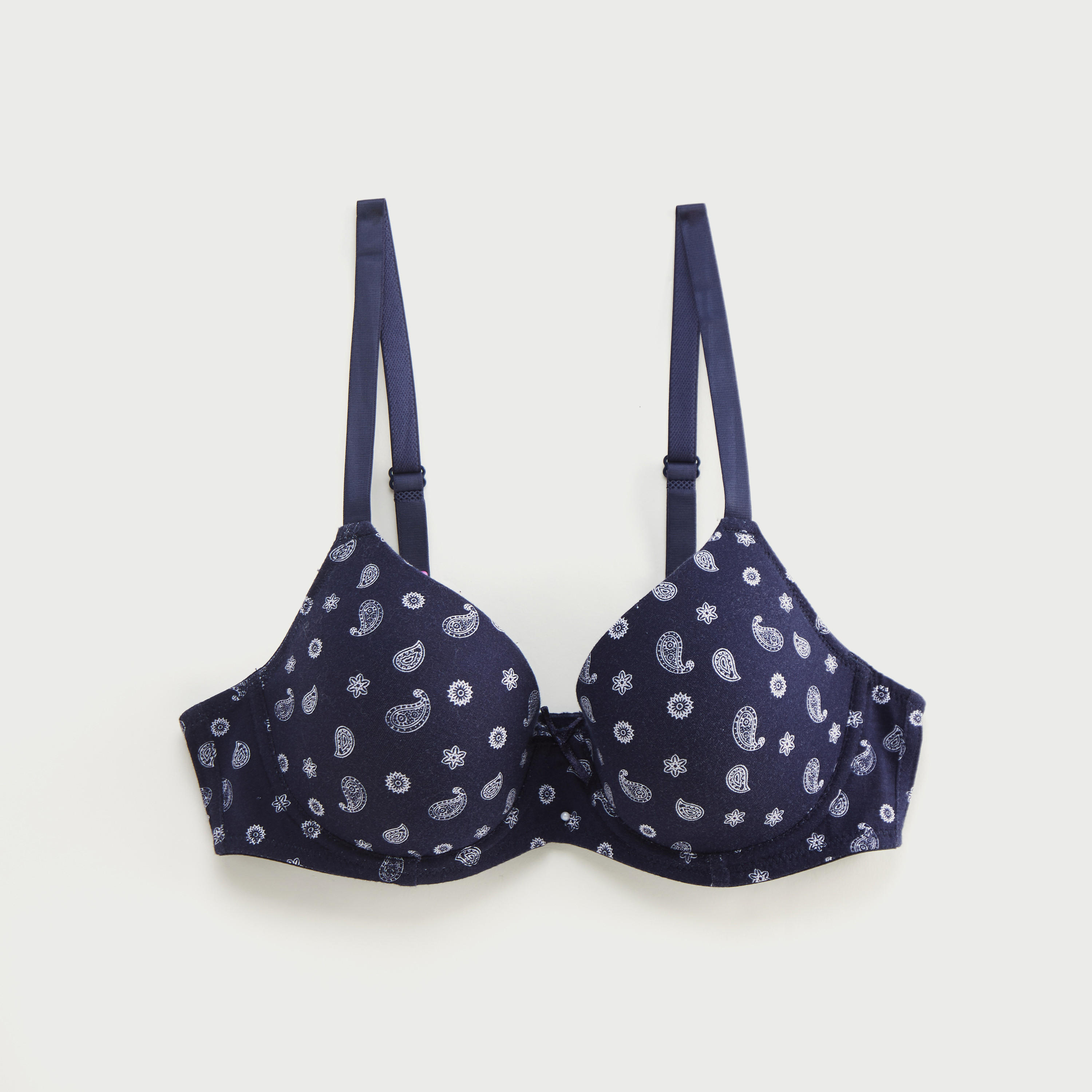 صدريّة تيشيرت مبطّنة دون أسلاك بطبعات-women-clothing-lingerie-bras-image-1