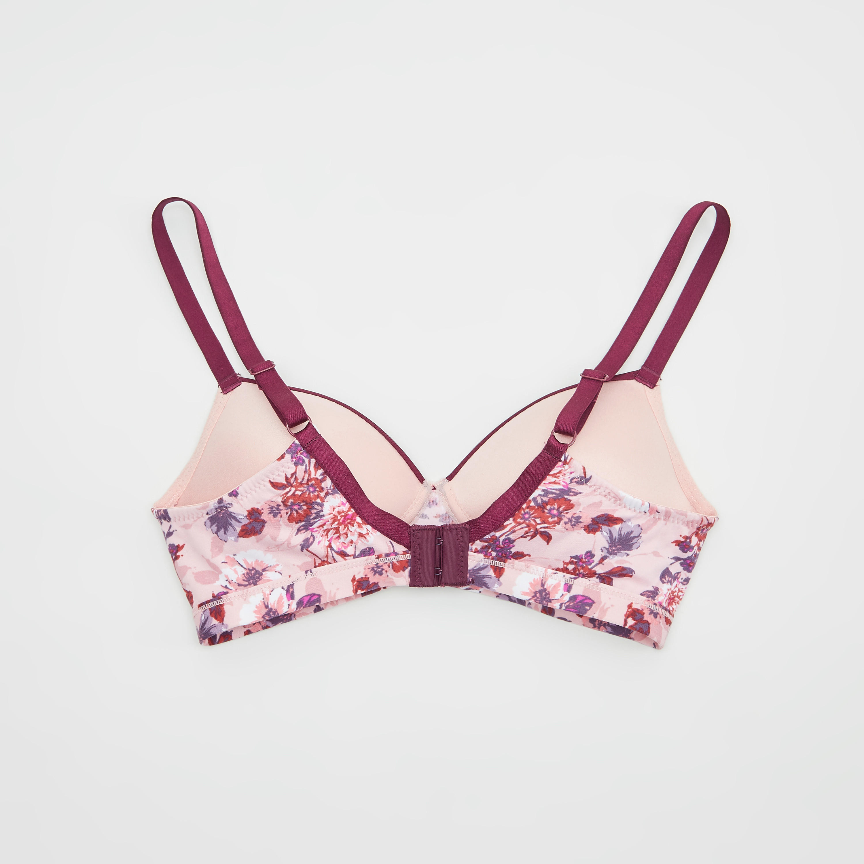 صدرية ديمي سادة بطانة خفيفة بحمالات قابلة للتعديل - طقم من قطعتين-women-clothing-lingerie-bras-image-3