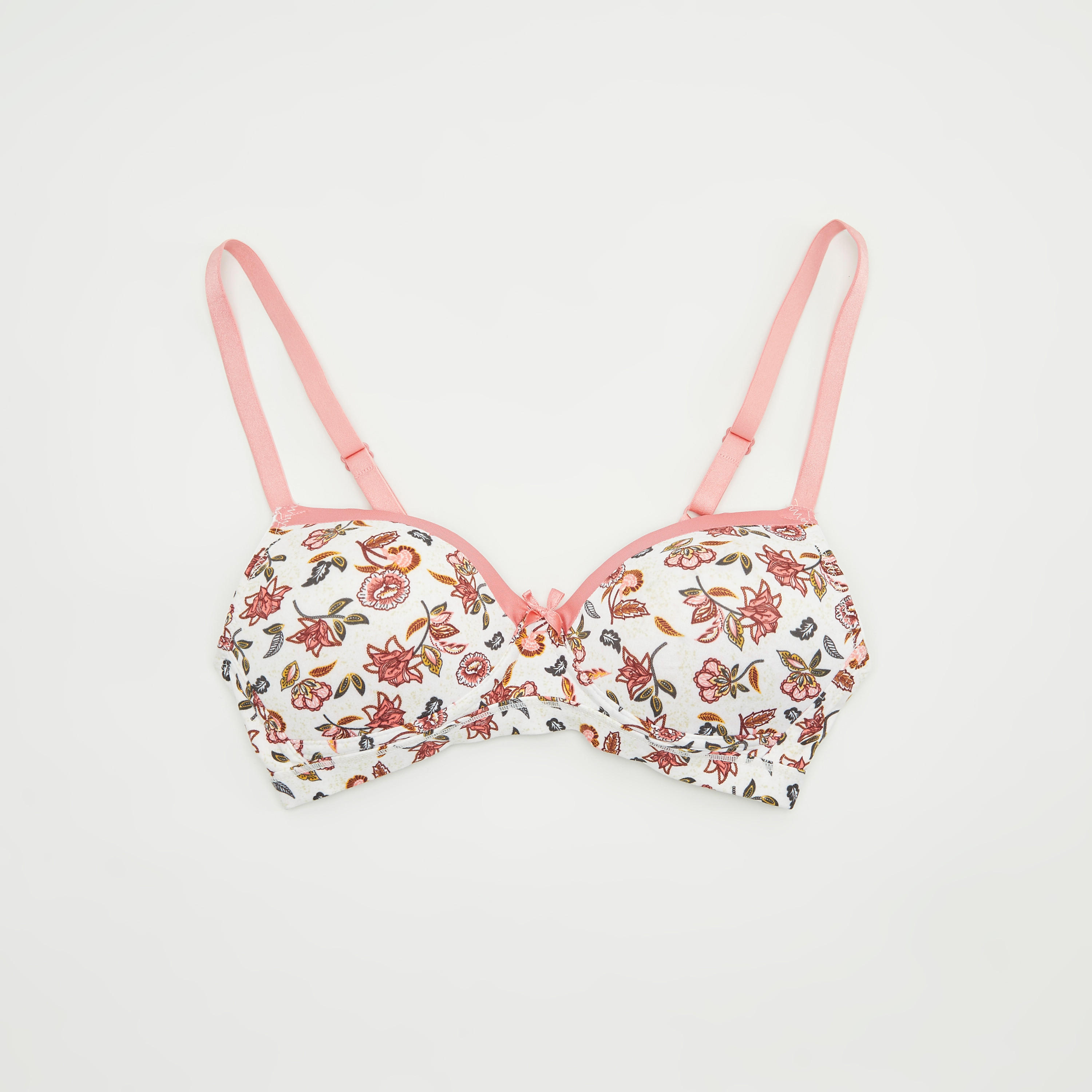 صدرية ديمي ببطانة خفيفة وحمّالات قابلة للتعديل - طقم من قطعتين-women-clothing-lingerie-bras-image-2