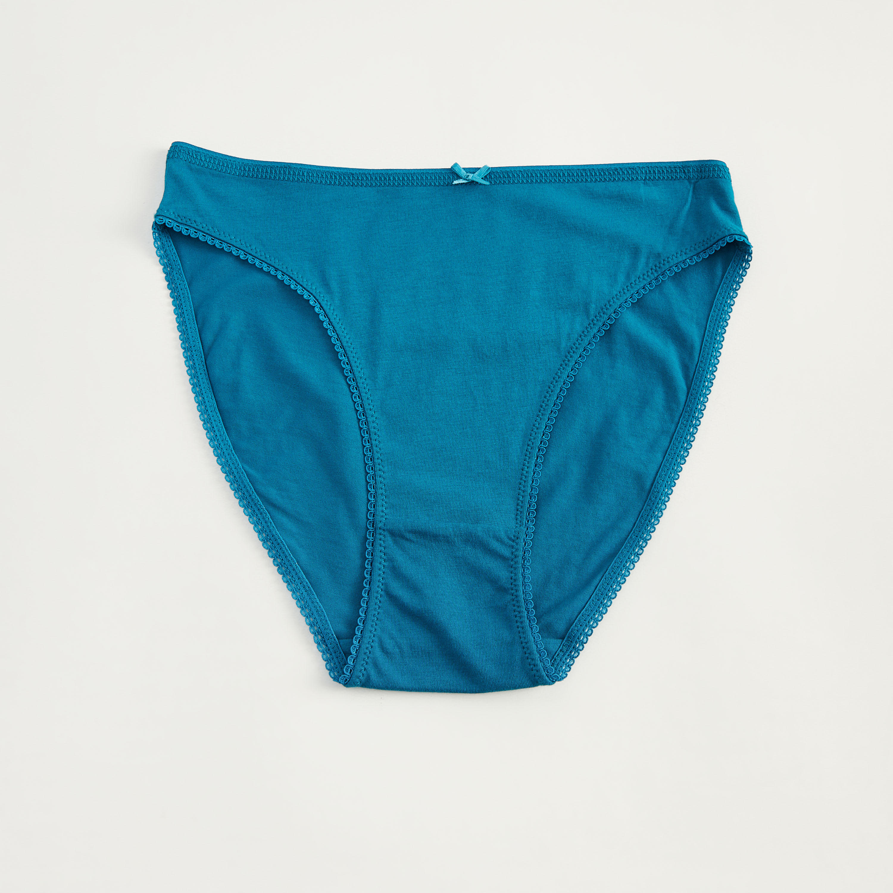 سراويل هيبستر سادة بتفاصيل فيونكة - طقم من 5 قطع-women-clothing-lingerie-panties-image-3