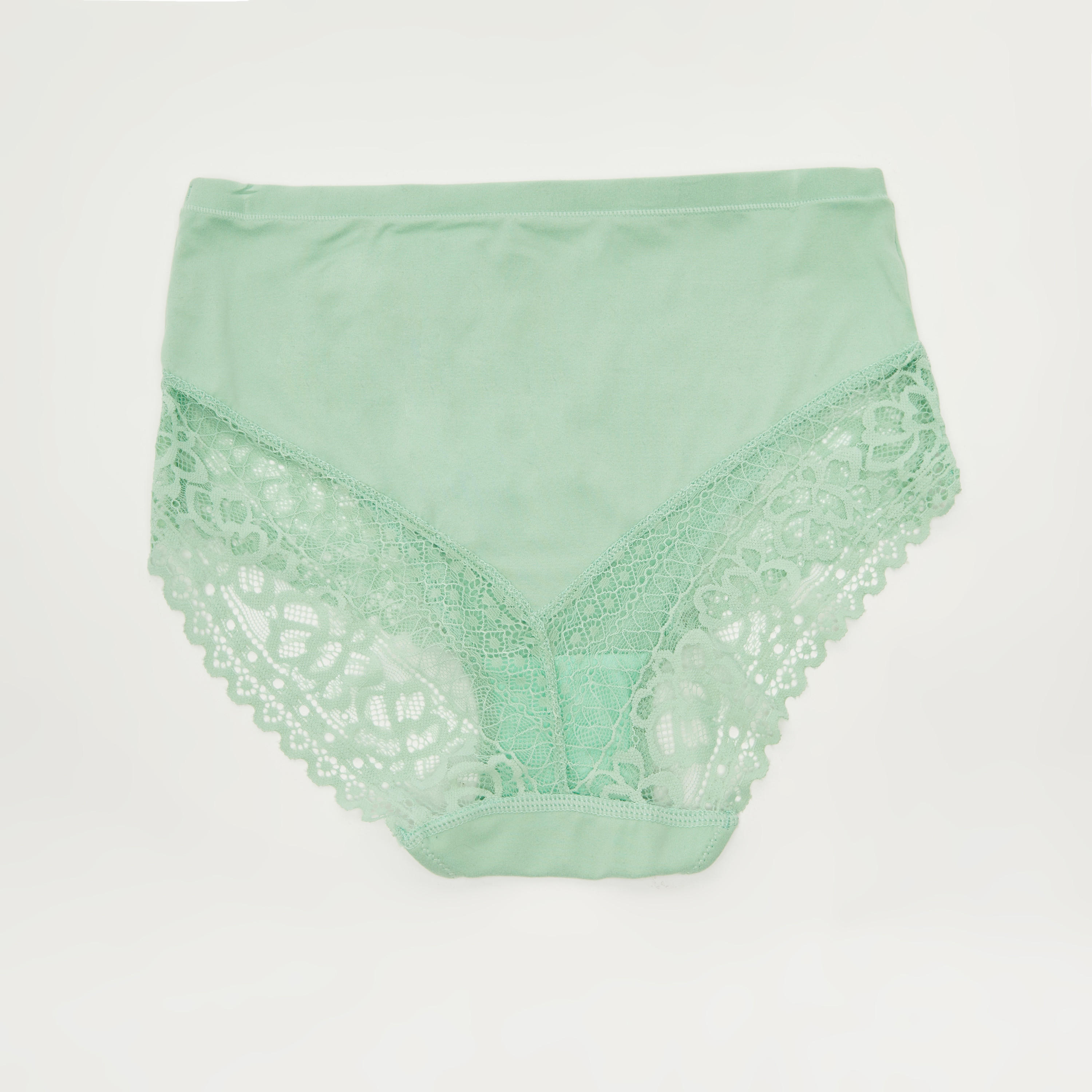 سروال بوي شورت بتفاصيل دانتيل - طقم من قطعتين متنوعتين-women-clothing-lingerie-panties-image-4