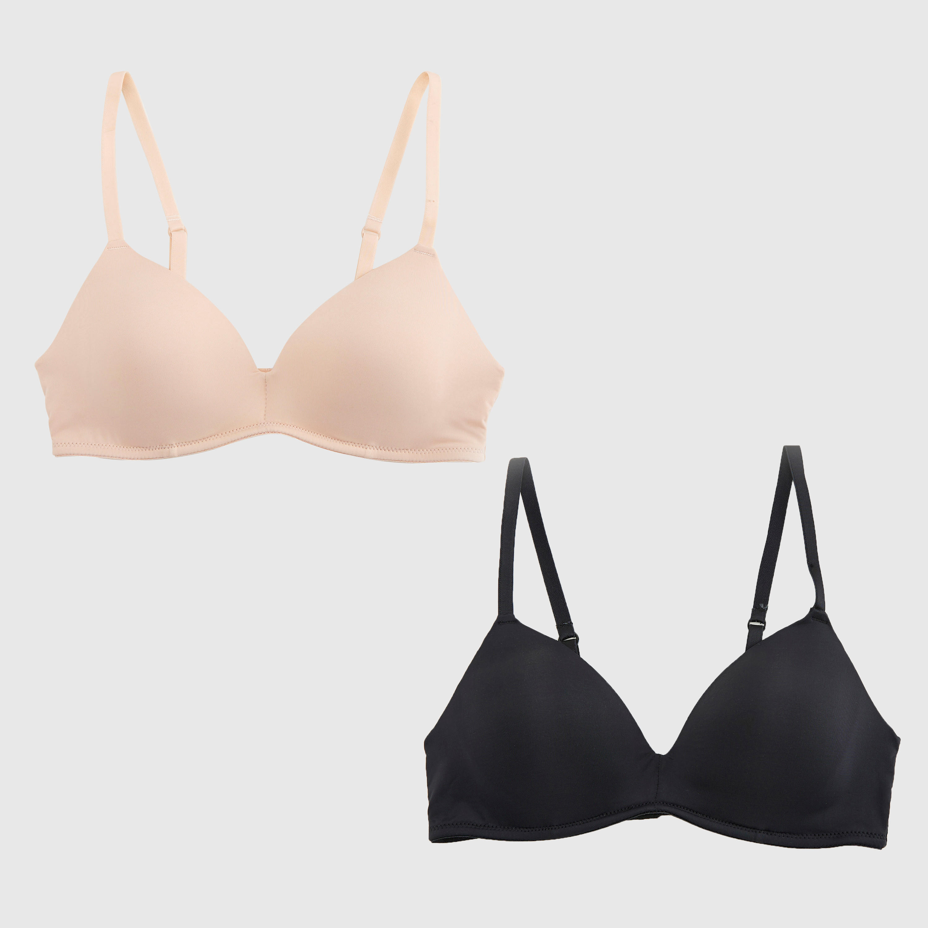 صدريّة بلانج مبطّنة بشريط إغلاق - طقم من قطعتين-women-clothing-lingerie-bras-image-1