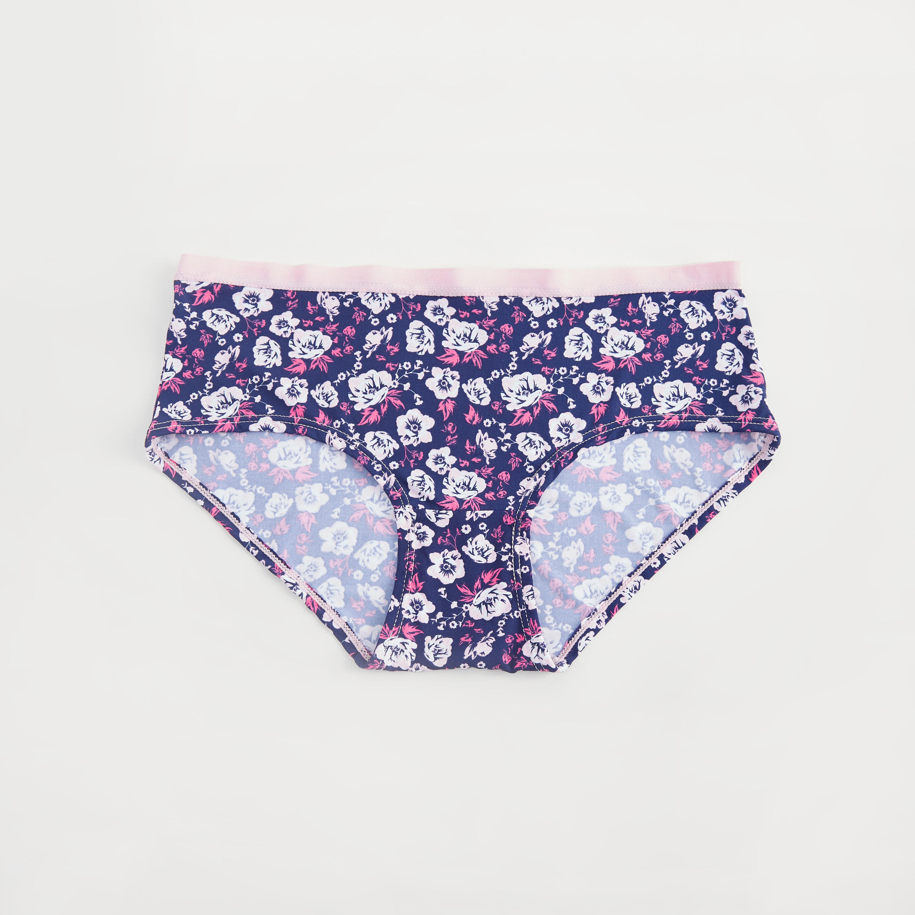 سراويل داخلية هيبستر بخصر مطاطي وطبعات أزهار-women-clothing-lingerie-panties-image-1