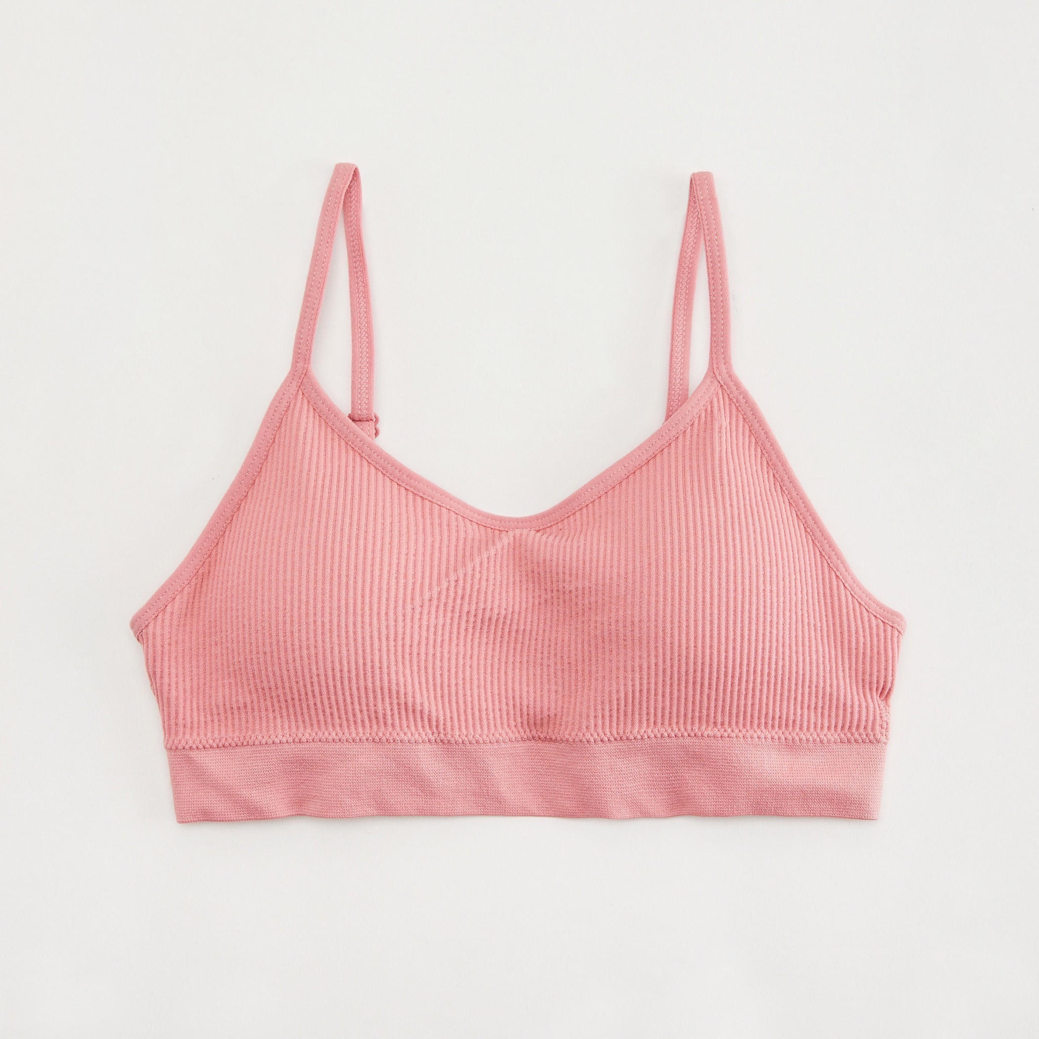 صدريّة دون خياطة سادة ببطانة خفيفة - طقم من 3 قطع-women-clothing-lingerie-bras-image-1