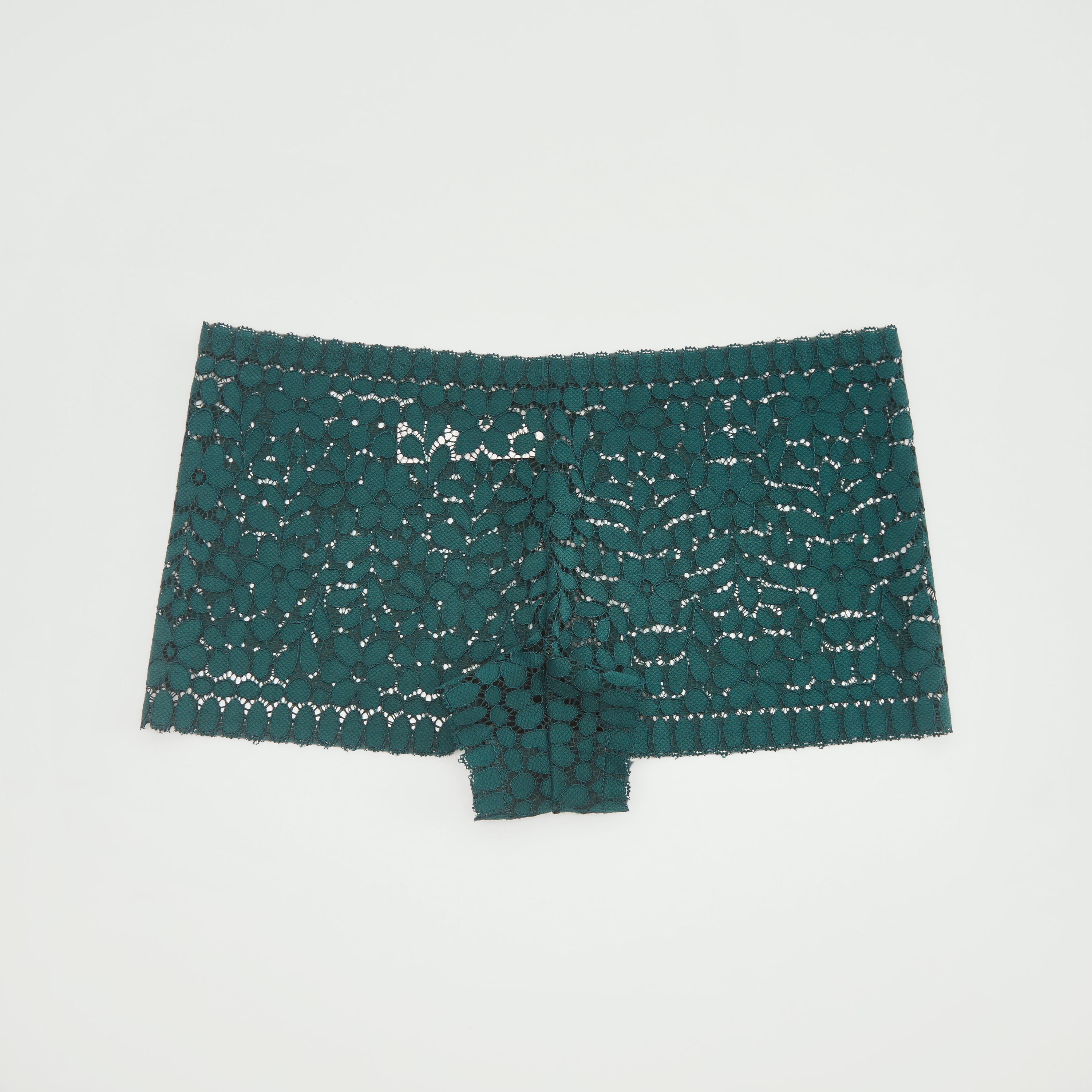 سروال بوي شورت دانتيل بتفاصيل فيونكة وخصر مطّاطي-women-clothing-lingerie-panties-image-3