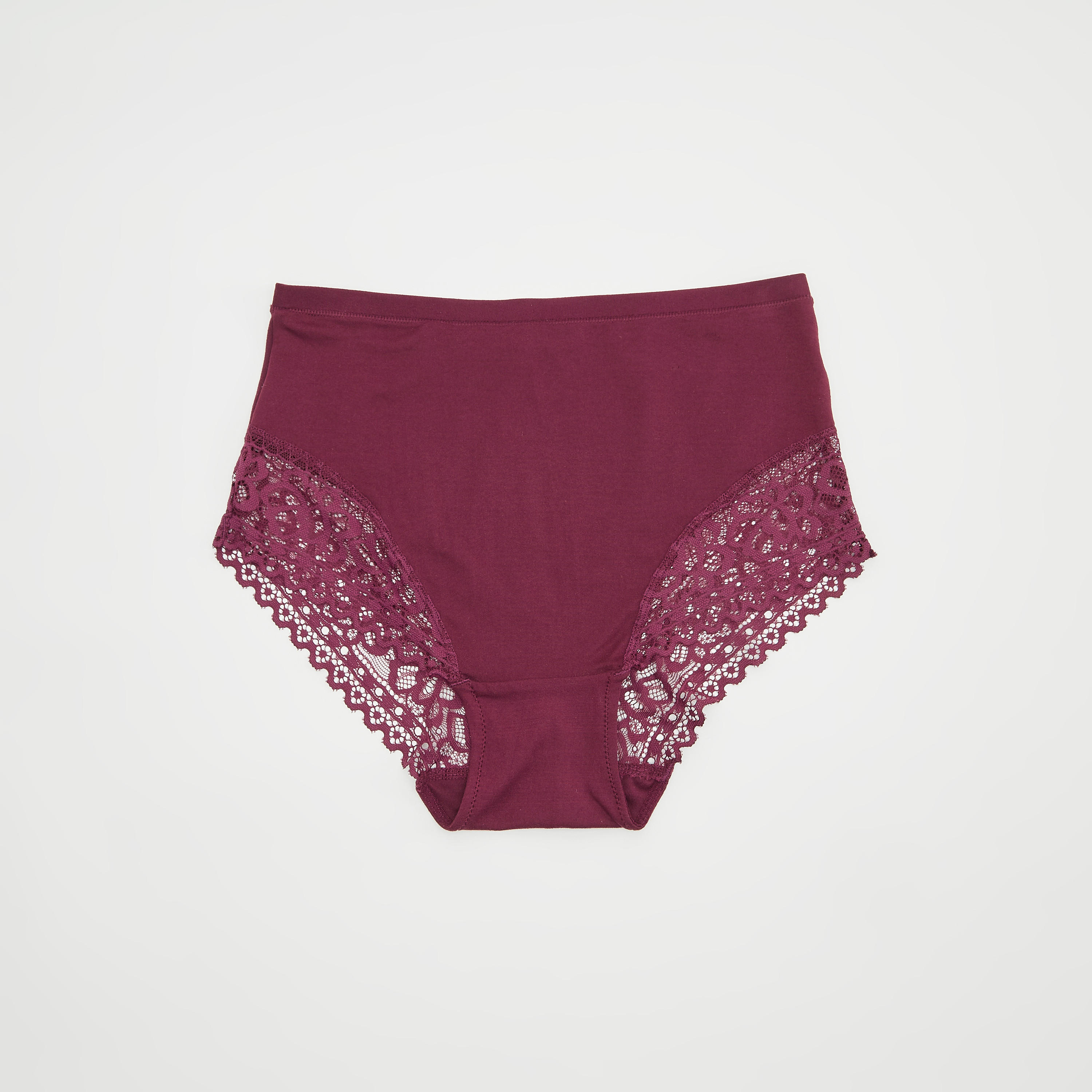 سراويل بوي شورت بتفاصيل دانتيل - طقم من قطعتين متنوعتين-women-clothing-lingerie-panties-image-2