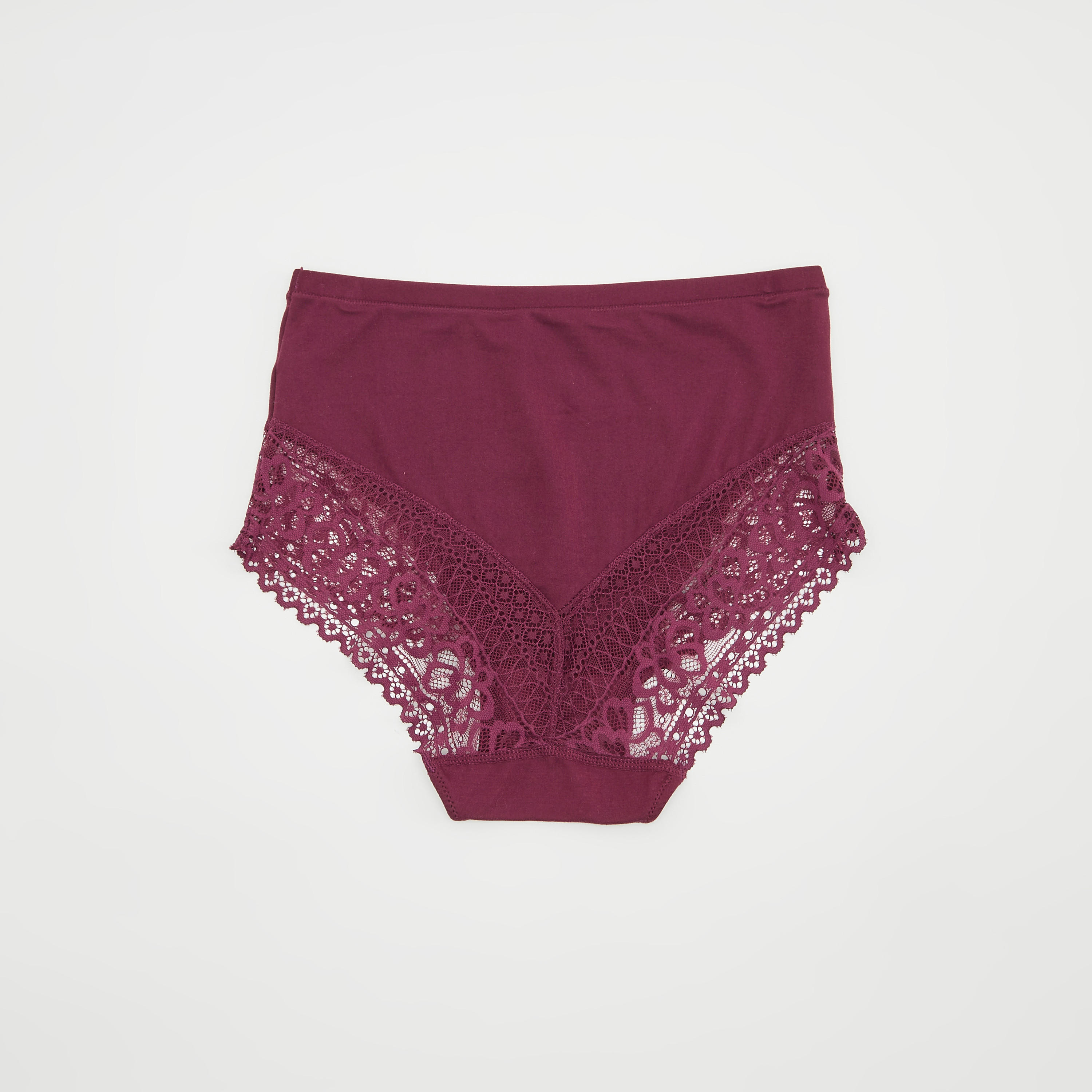 سراويل بوي شورت بتفاصيل دانتيل - طقم من قطعتين متنوعتين-women-clothing-lingerie-panties-image-1