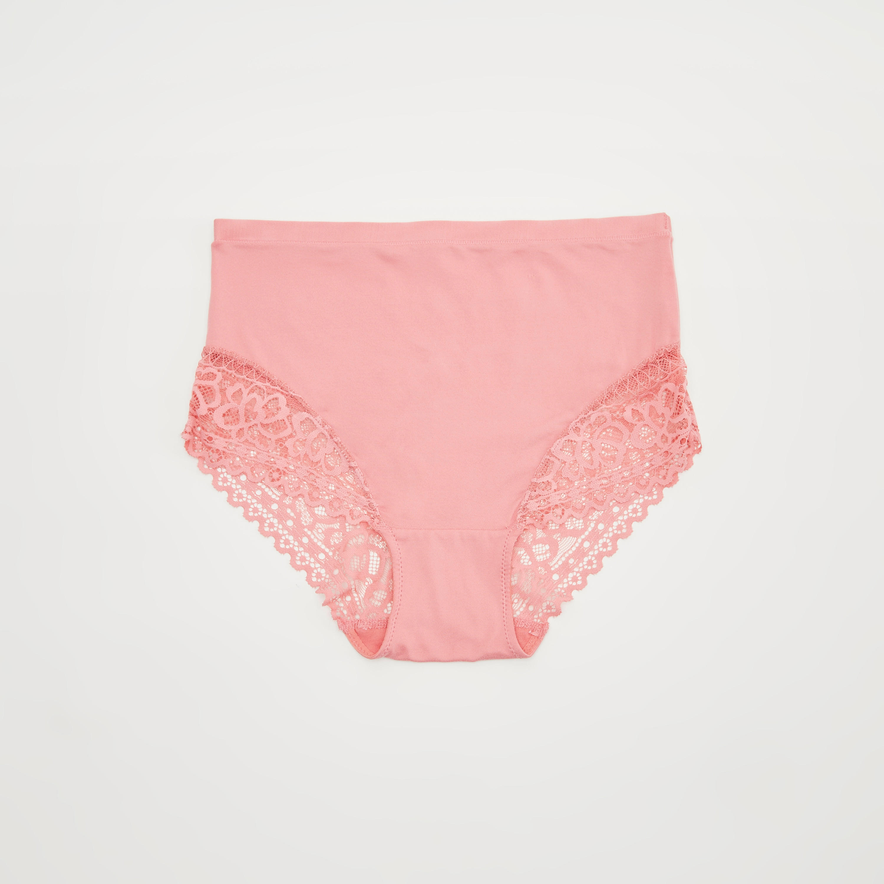 سراويل بوي شورت بتفاصيل دانتيل - طقم من قطعتين متنوعتين-women-clothing-lingerie-panties-image-3