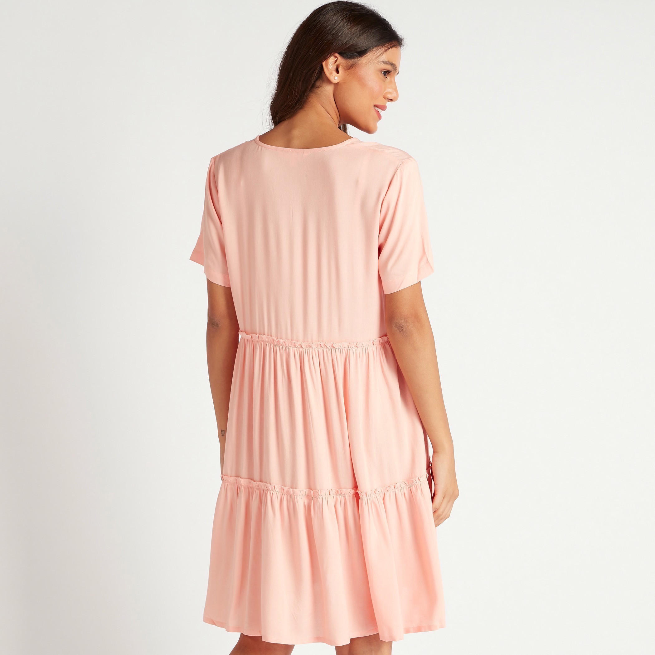 قميص نوم بأكمام قصيرة وطبعات - طقم من قطعتين-women-clothing-nightwear-nighties-image-4