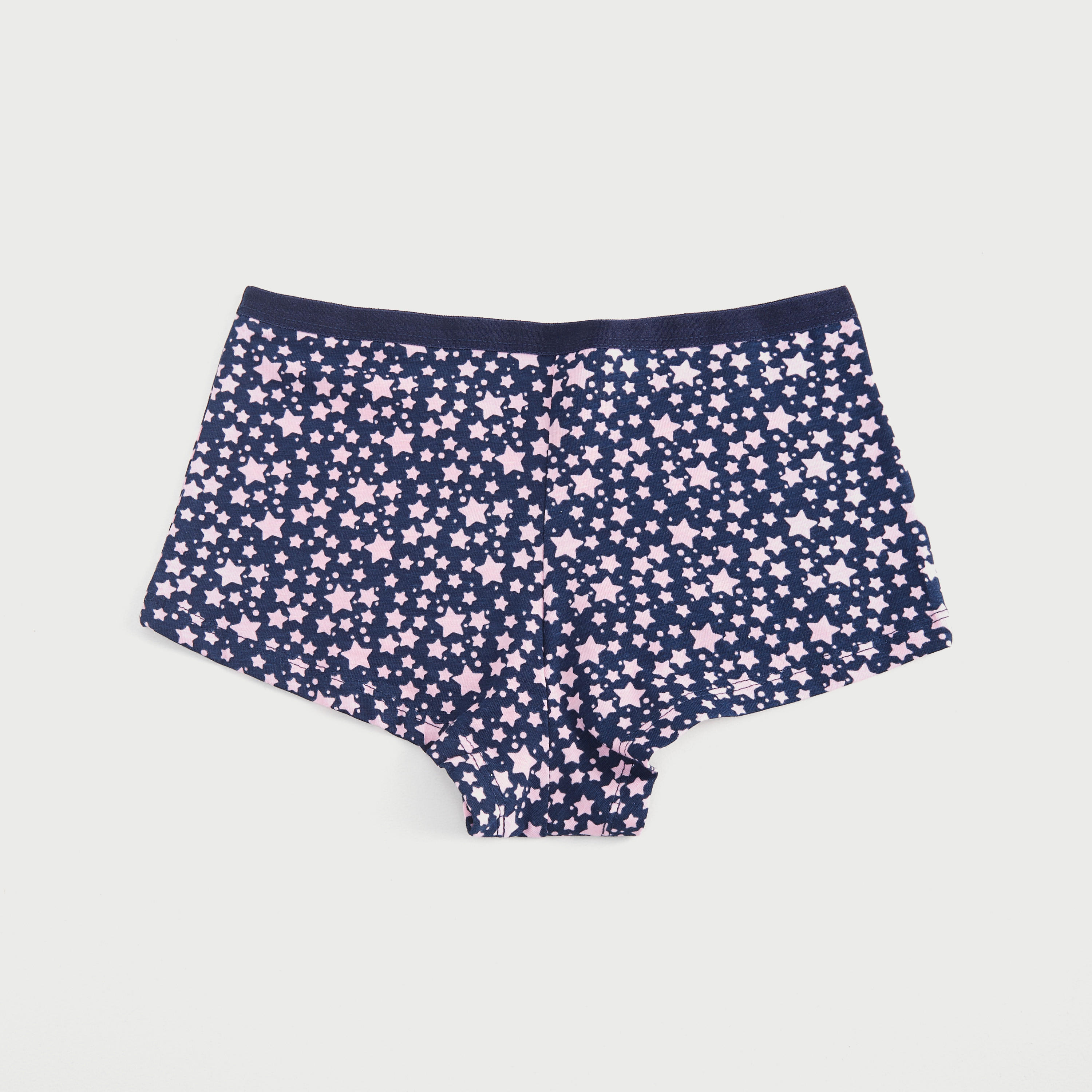 سراويل بوي شورت بخصر مطّاطي - طقم من 5 قطع متنوعة-women-clothing-lingerie-panties-image-4