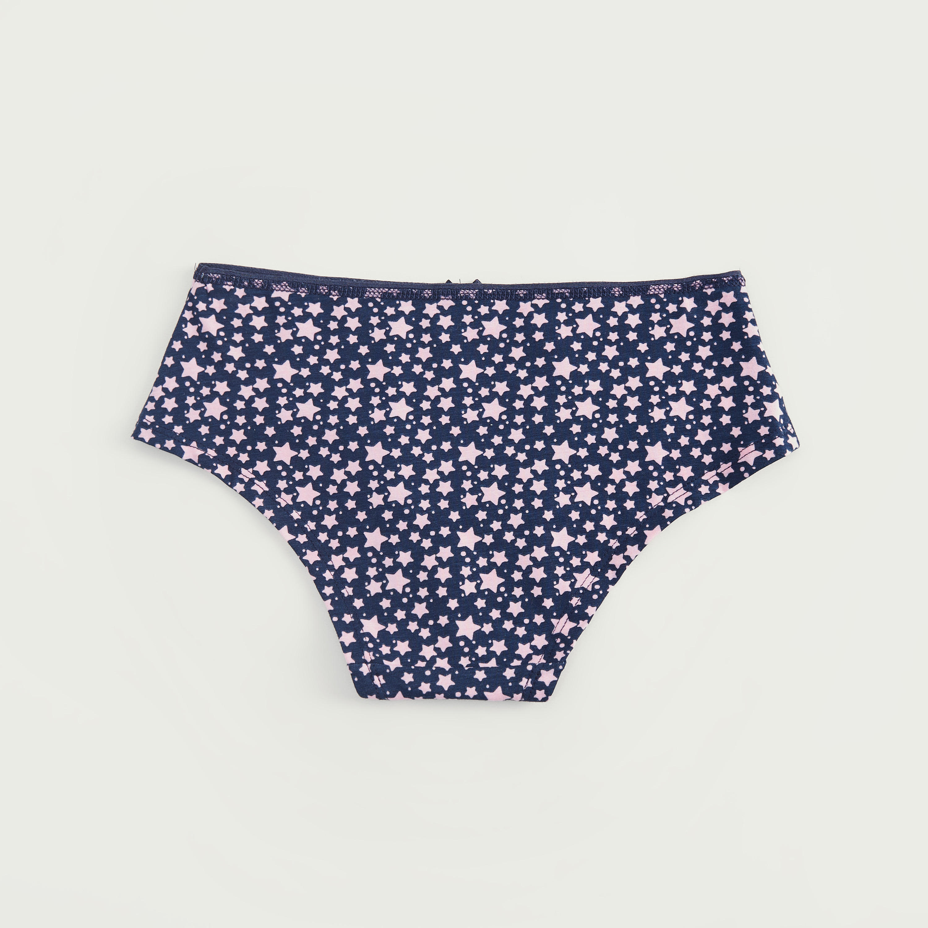سراويل داخليّة هيبستر بخصر مطّاطي - طقم من 5 قطع متنوعة-women-clothing-lingerie-panties-image-4