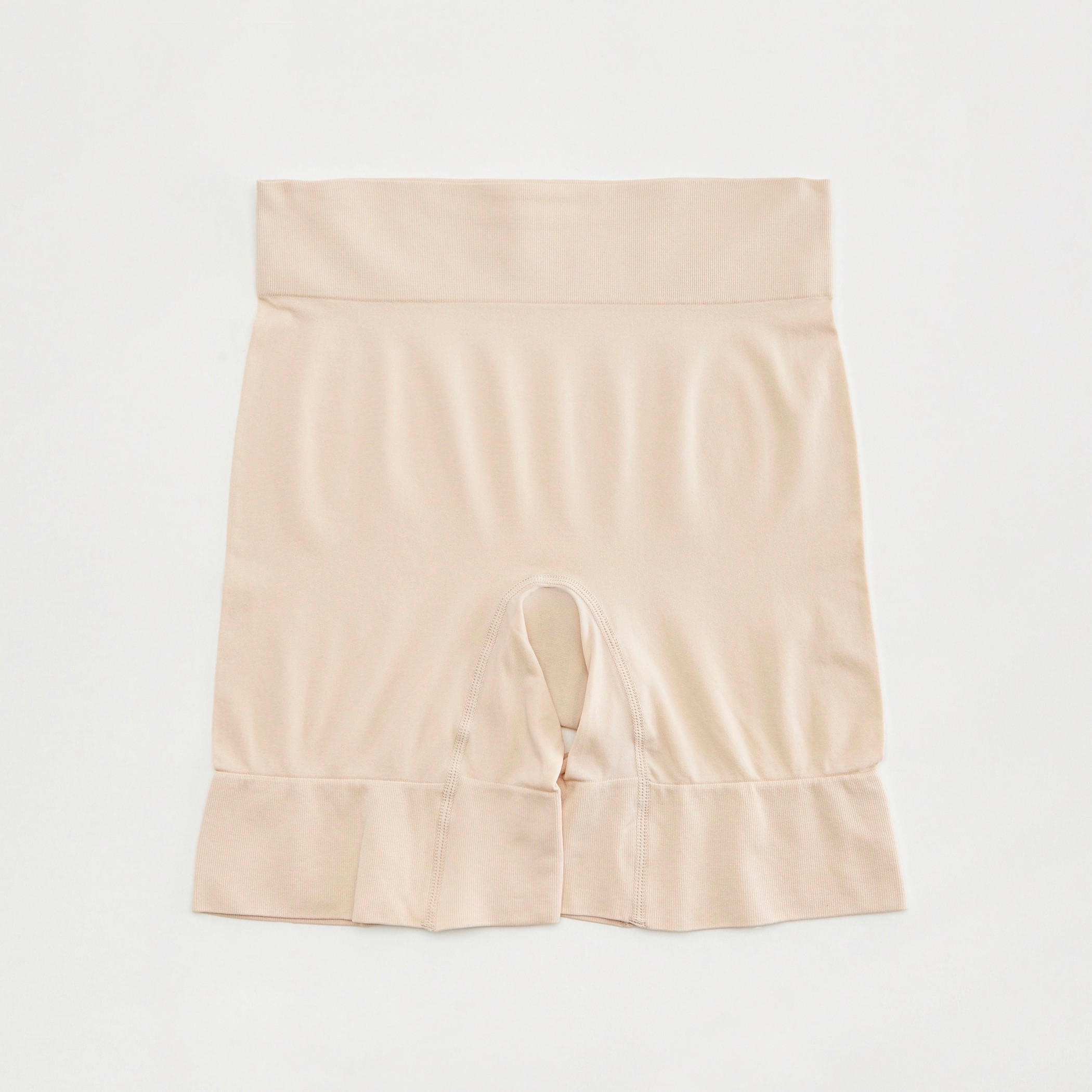 سراويل تشكيل بارزة الملمس بطول الركبة - طقم من قطعتين-women-clothing-lingerie-shapewear-image-3