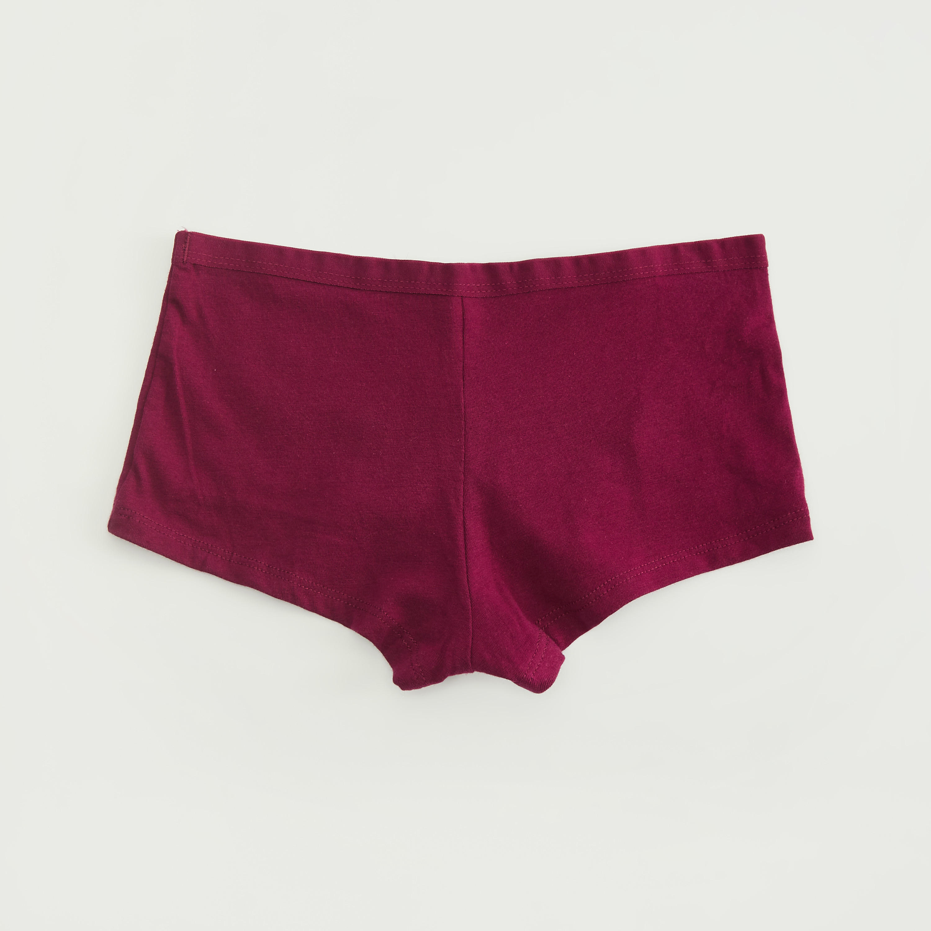 Set of 5 - Solid Boyshort Briefs -women-clothing-lingerie-panties-image-4