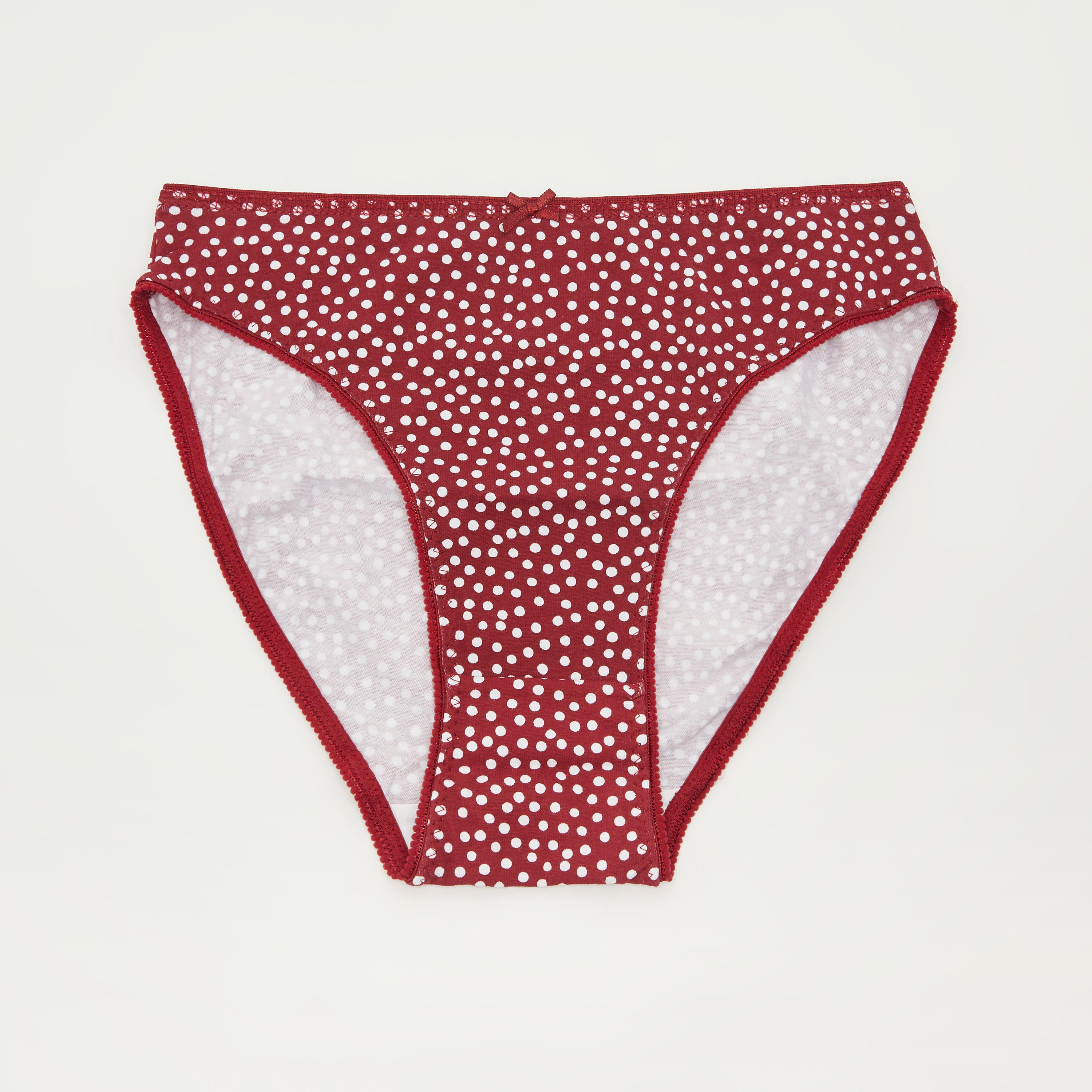 سراويل هيبستر بتفاصيل فيونكة - طقم من 5 قطع متنوعة-women-clothing-lingerie-panties-image-3