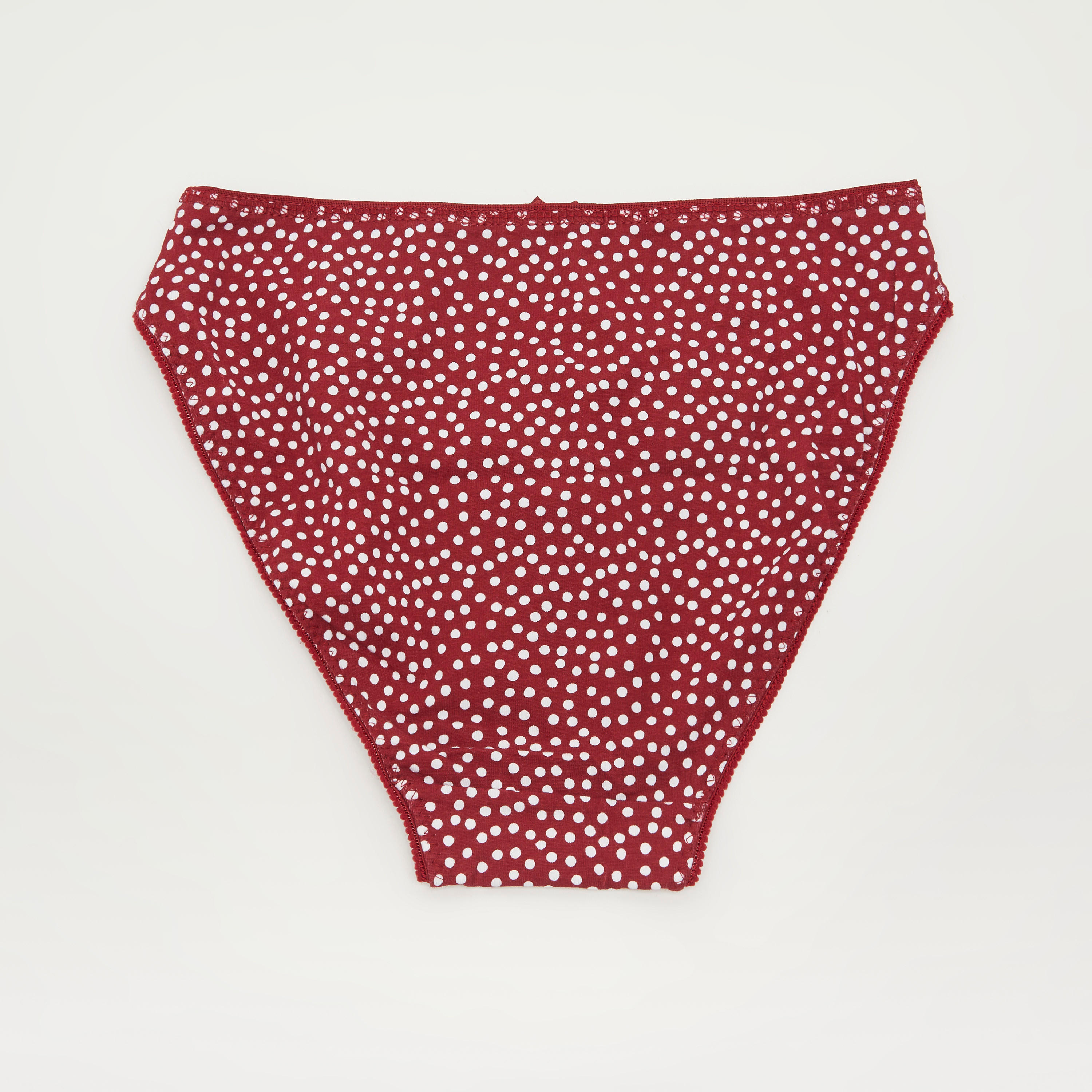 سراويل هيبستر بتفاصيل فيونكة - طقم من 5 قطع متنوعة-women-clothing-lingerie-panties-image-4