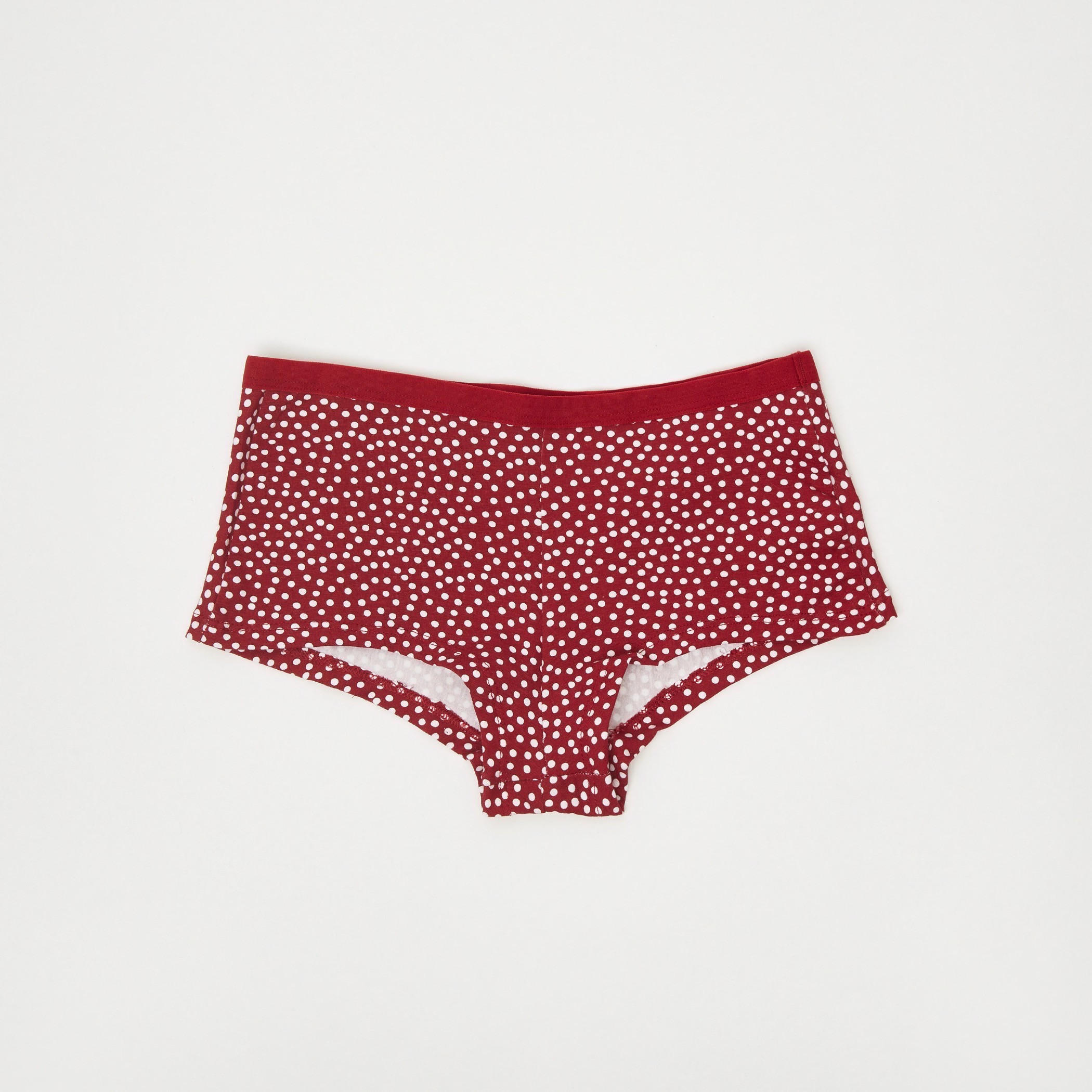 سراويل بوي شورت بخصر مطّاطي - طقم من 5 قطع متنوعة-women-clothing-lingerie-panties-image-3