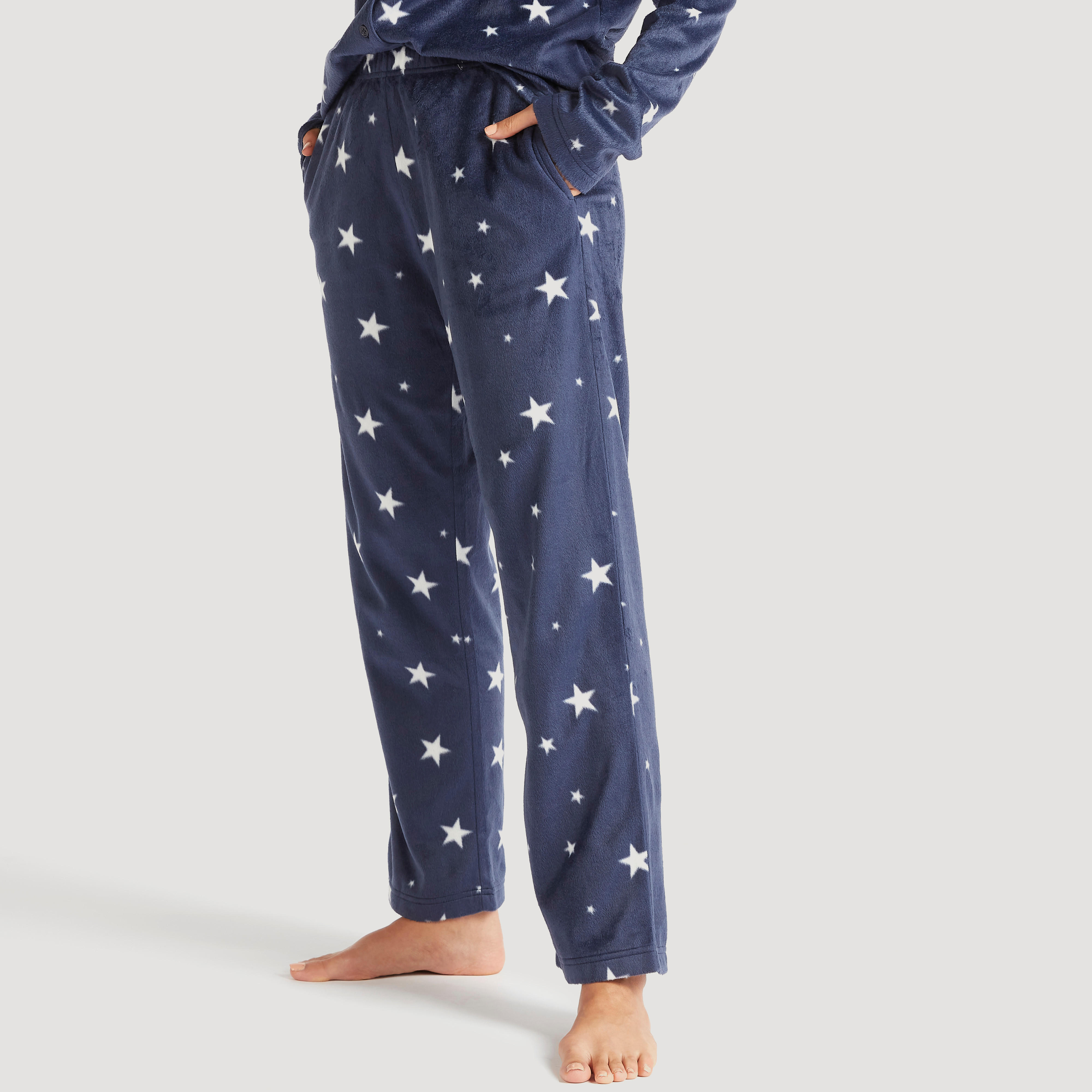 طقم بنطلون بيجاما وقميص نوم بطبعات-women-clothing-nightwear-pyjamas-longsets-image-4