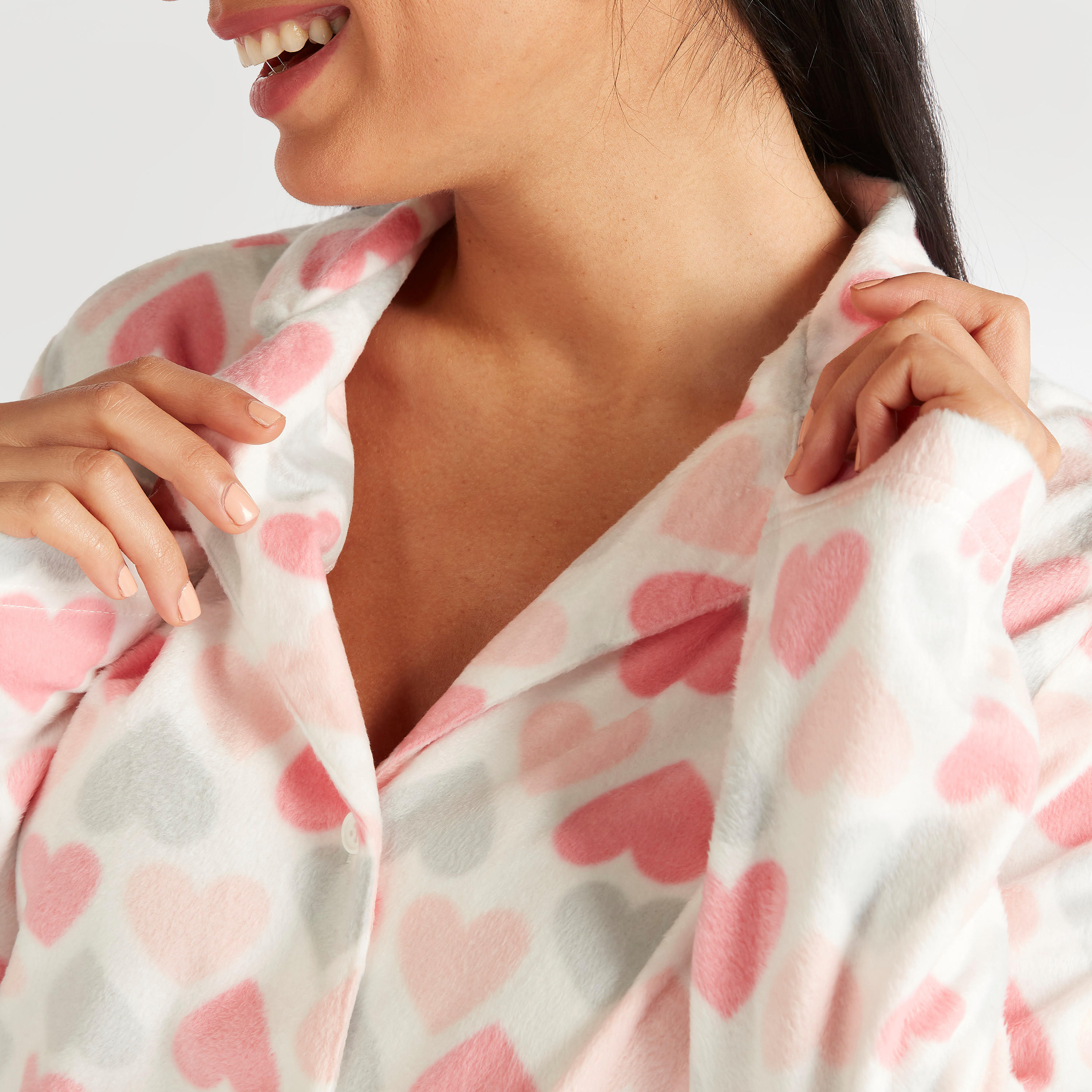 طقم بنطلون بيجاما وقميص نوم بطبعات-women-clothing-nightwear-pyjamas-longsets-image-5