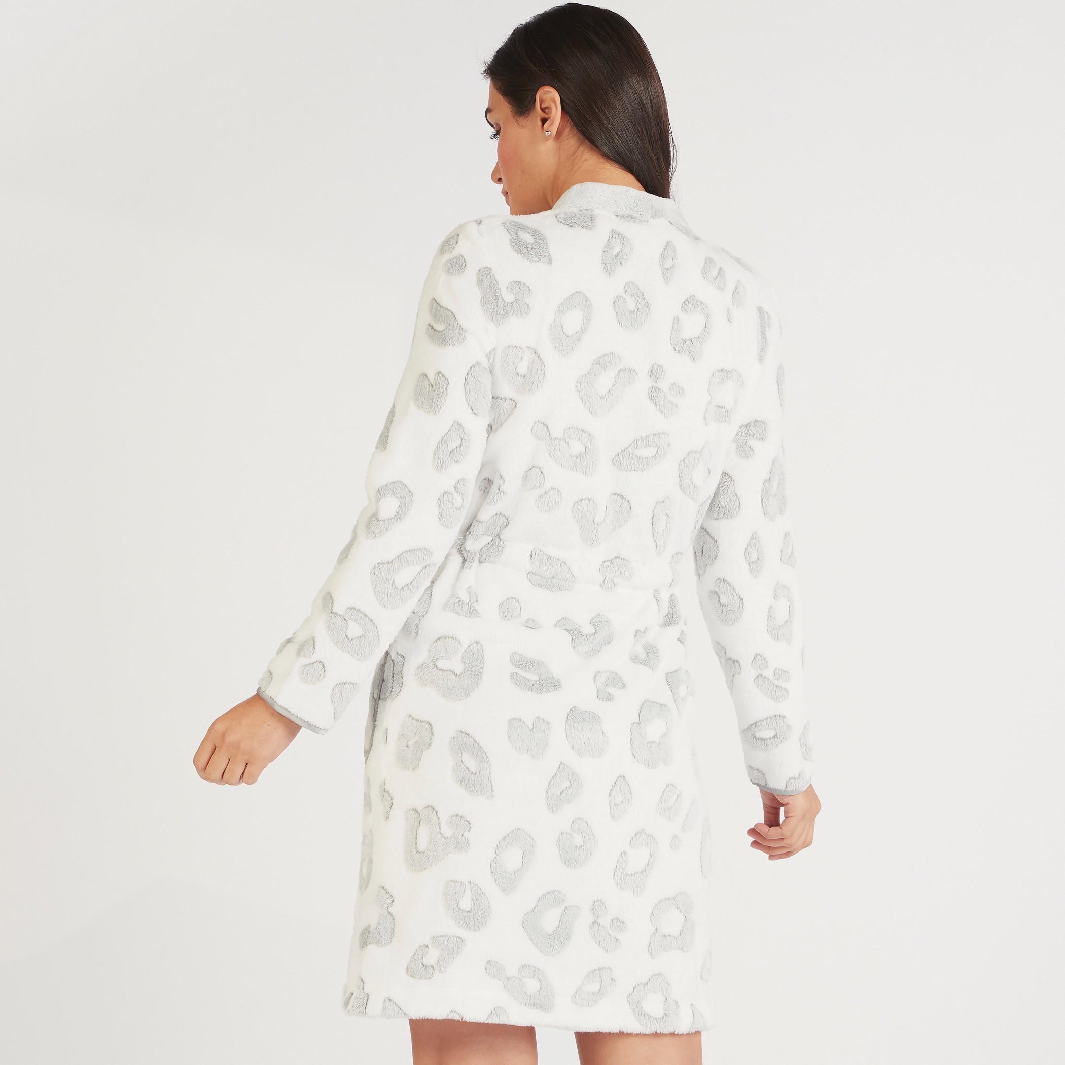 Textured Robe with Long Sleeves and Tie-Ups-women-clothing-nightwear-robes-image-4