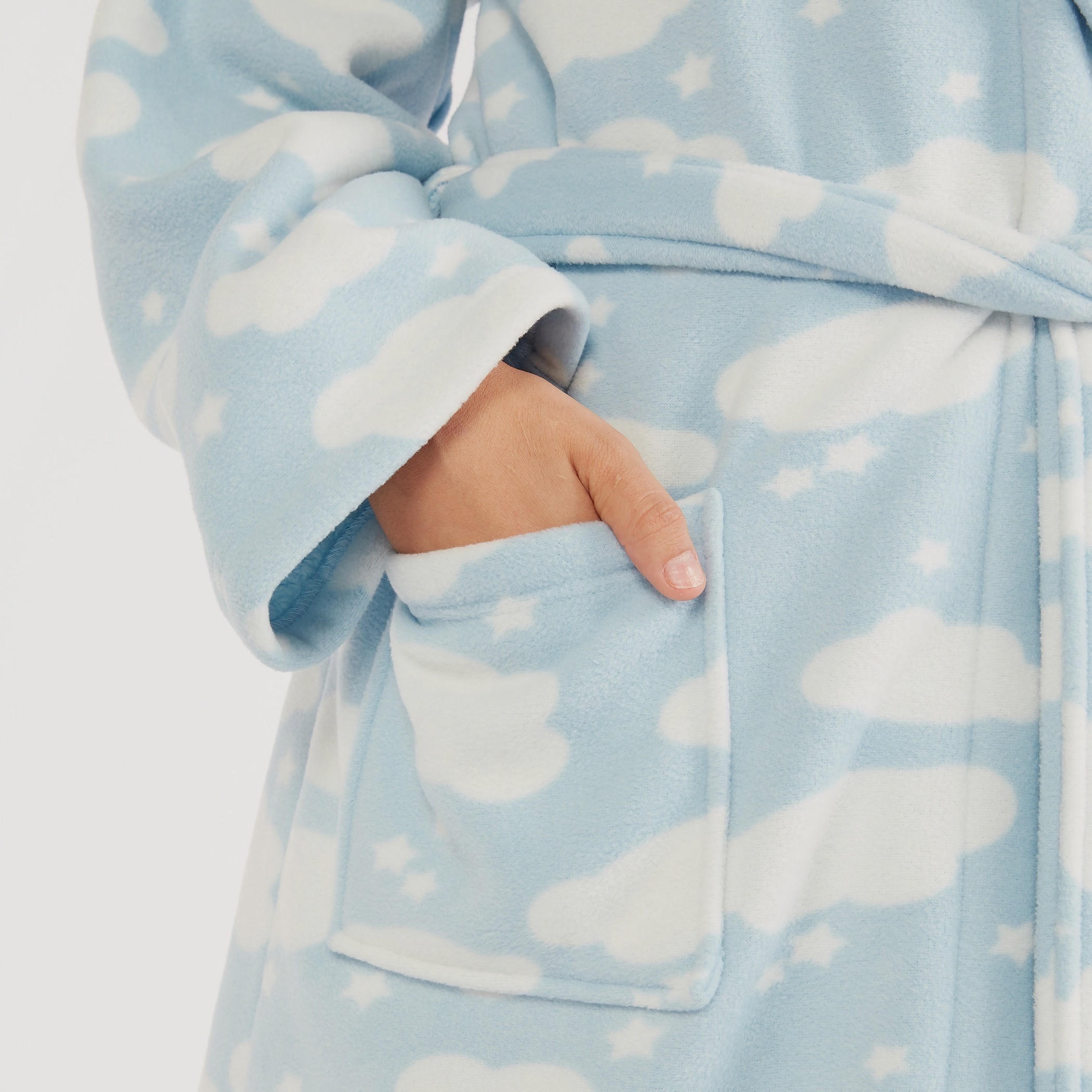روب نوم بطبعات وقبعة وحزام وحيوب-women-clothing-nightwear-robes-image-3