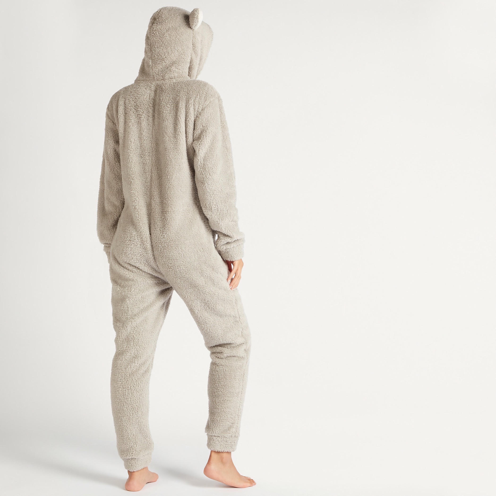 جامبسوت سادة بسحّاب إغلاق وياقة بقبّعة-women-clothing-nightwear-nighties-image-4