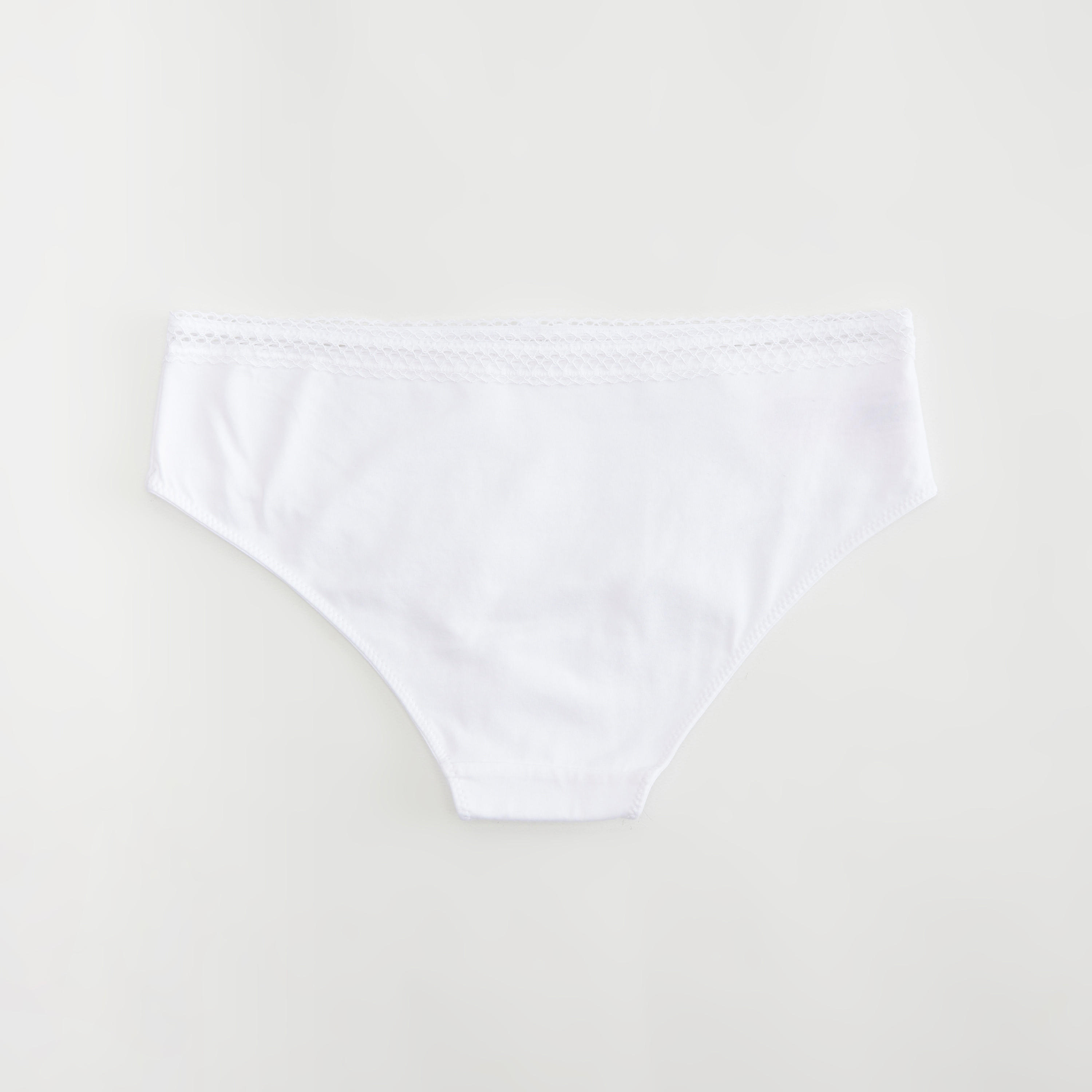 Solid Boyshorts with Lace Detail and Elasticated Waistband-women-clothing-lingerie-panties-image-3