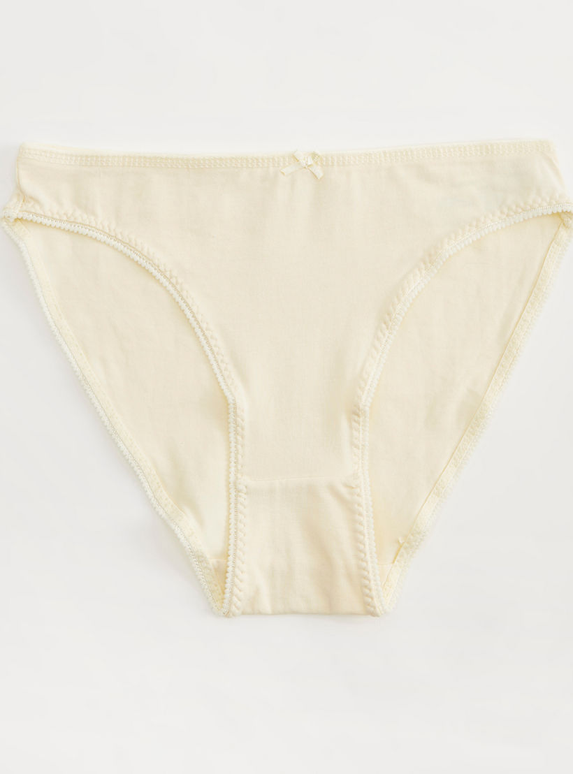 سراويل هيبستر بخصر مطّاطي - طقم من 5 قطع-women-clothing-lingerie-panties-image-2