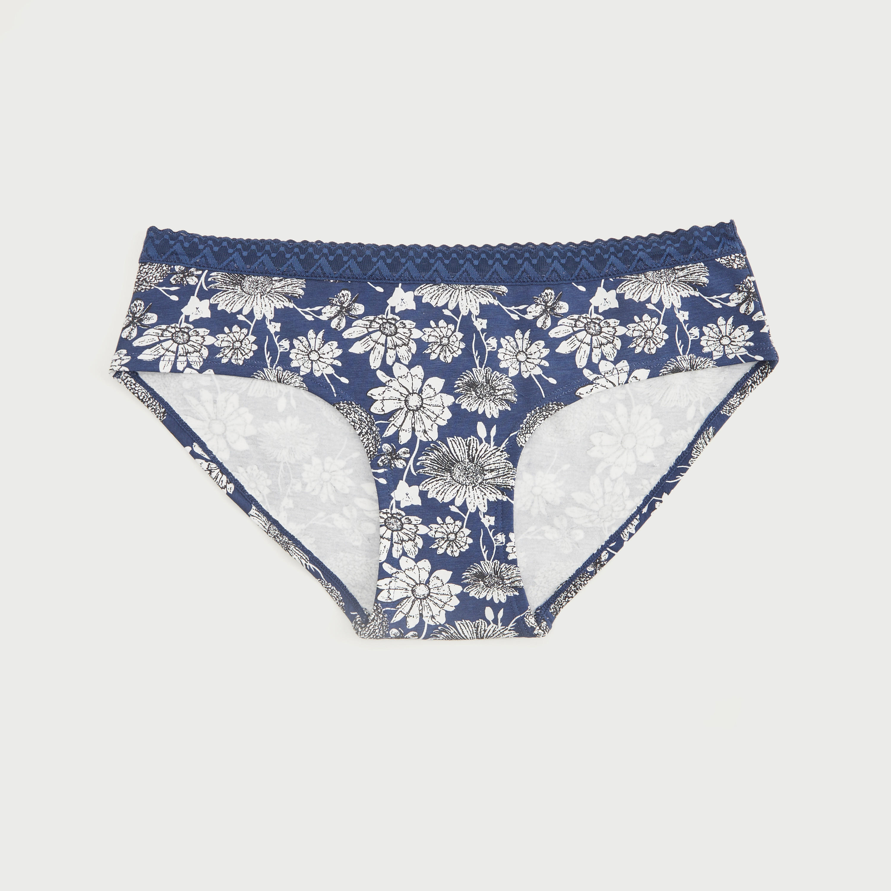 سراويل هيبستر بخصر مطاطي وطبعات أزهار-women-clothing-lingerie-panties-image-1