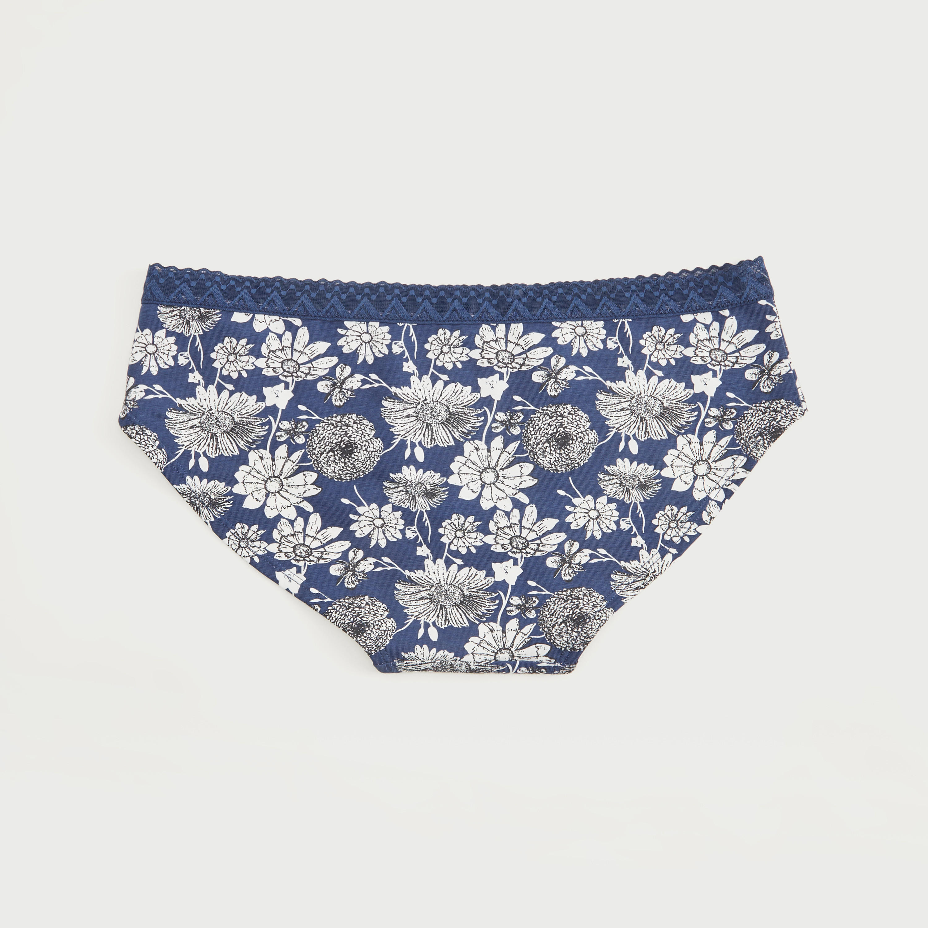 سراويل هيبستر بخصر مطاطي وطبعات أزهار-women-clothing-lingerie-panties-image-3