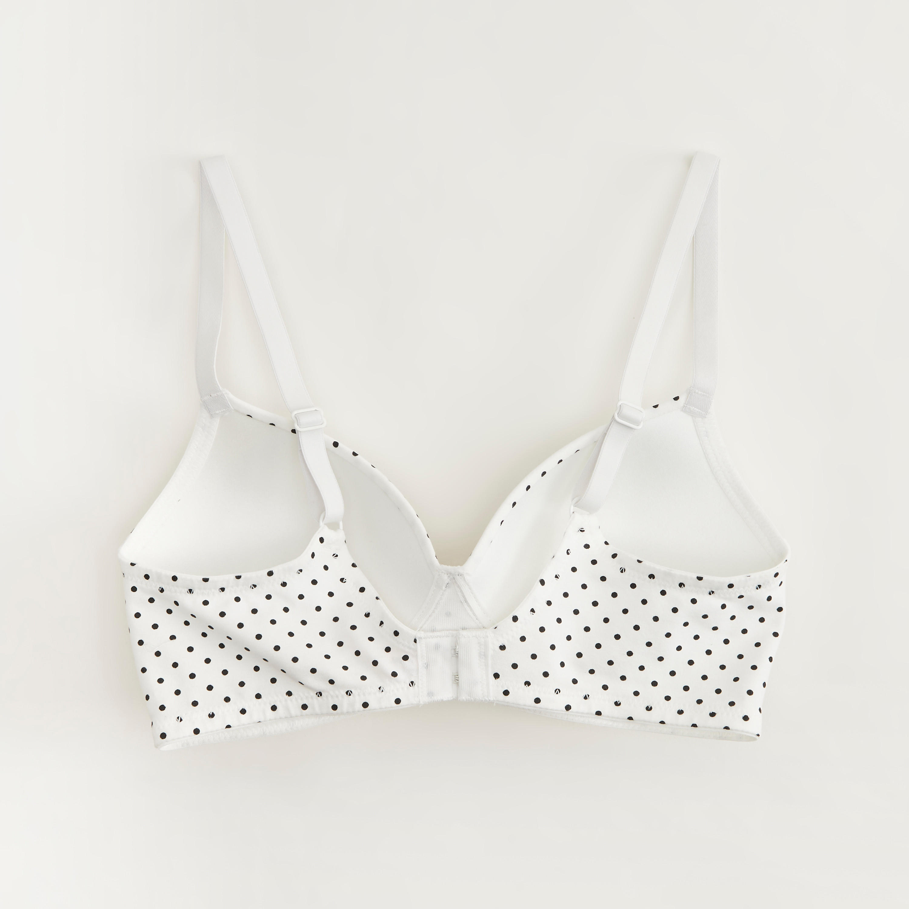 صدريّة تيشيرت مبطنة بخطاف إغلاق وطبعات منقّطة-women-clothing-lingerie-bras-image-3