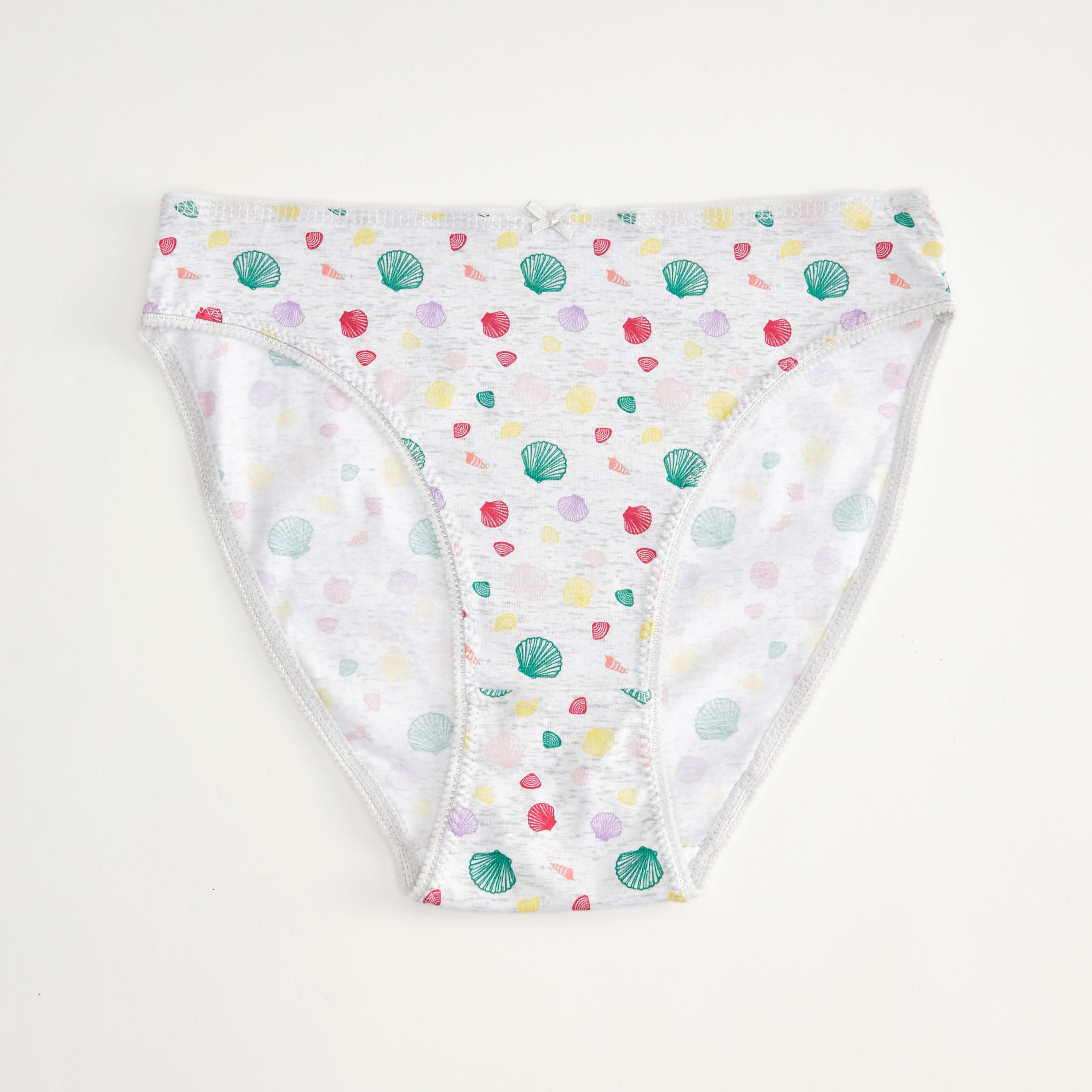 سراويل هيبستر متنوّعة بتفاصيل فيونكة - طقم من 5-women-clothing-lingerie-panties-image-3
