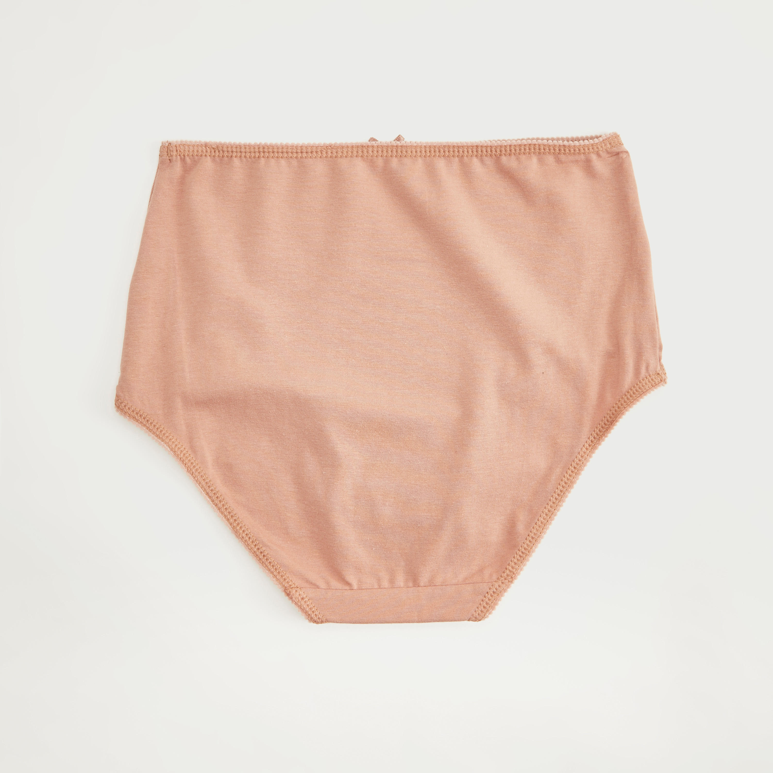 سراويل داخلية بوي شورت سادة بخصر مطّاطي- مجموعة من 5 قطع-women-clothing-lingerie-panties-image-4