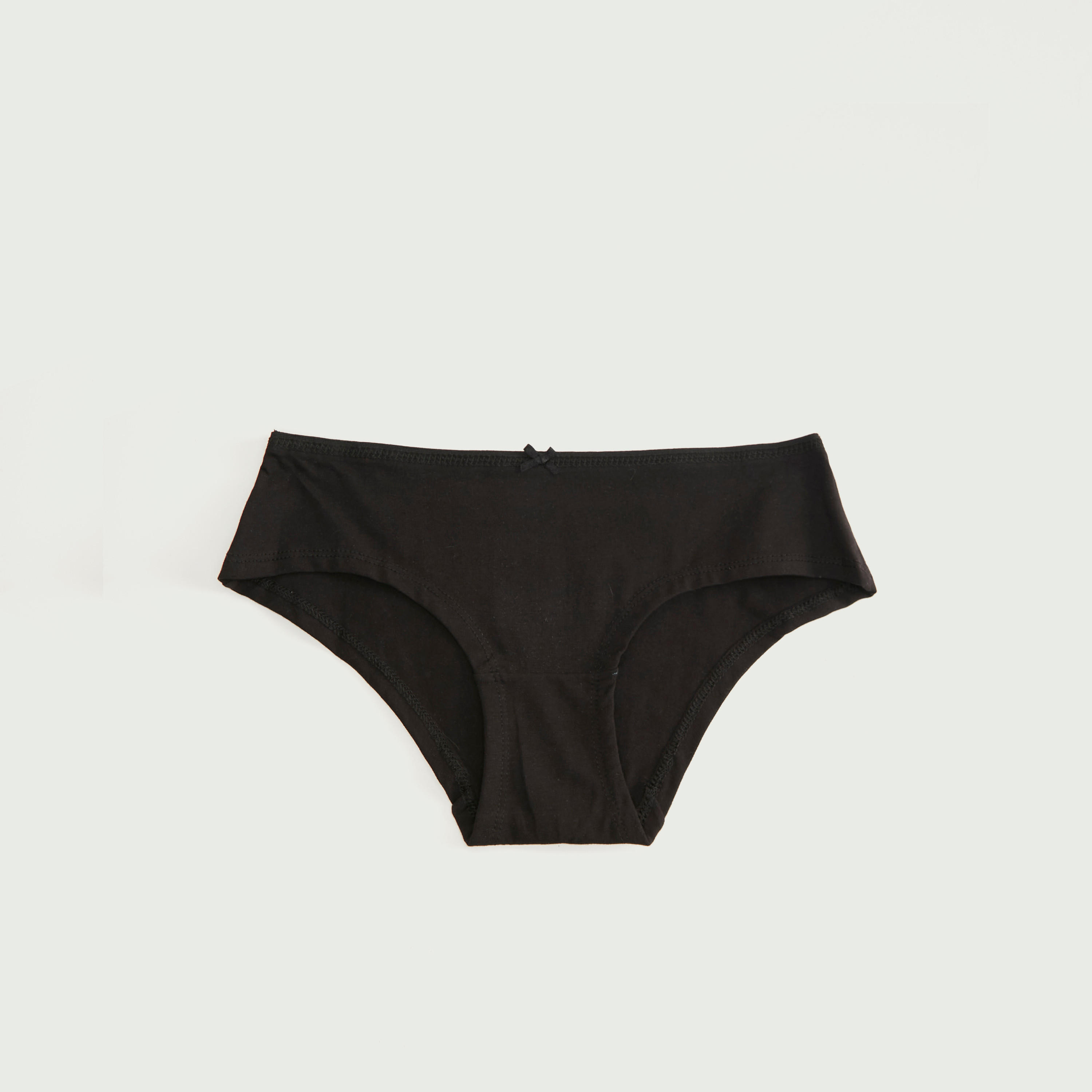 سروال هيبستر سادة بتفاصيل فيونكة - طقم من 5 قطع-women-clothing-lingerie-panties-image-2