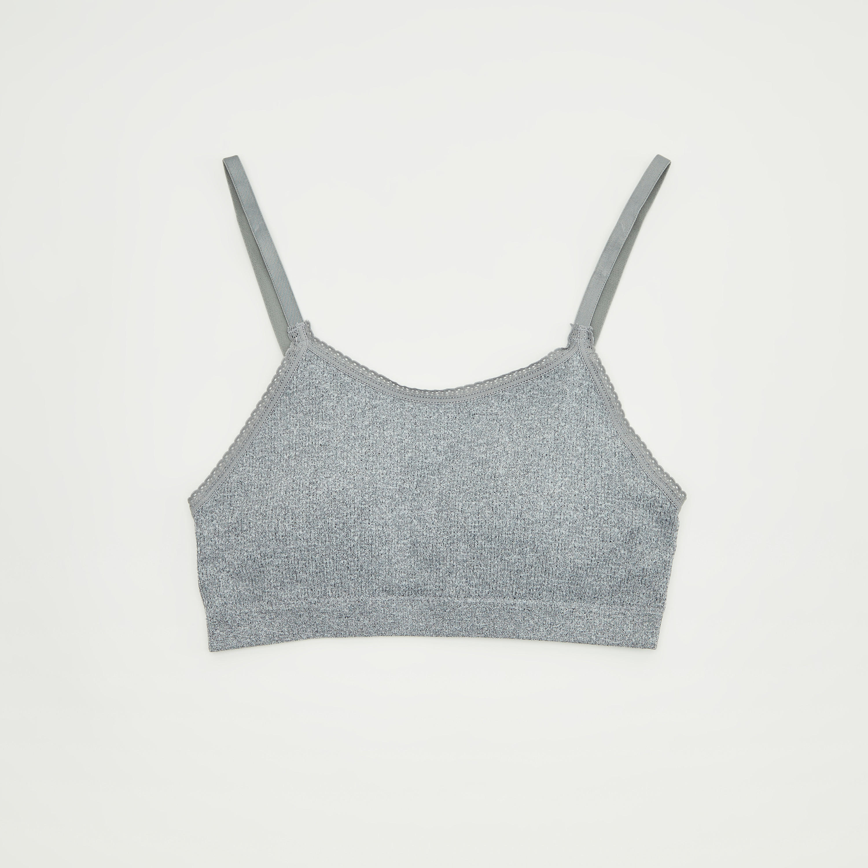 صدريّة بارزة الملمس غير مبطّنة ودون خياطة - طقم من قطعتين-women-clothing-lingerie-bras-image-2