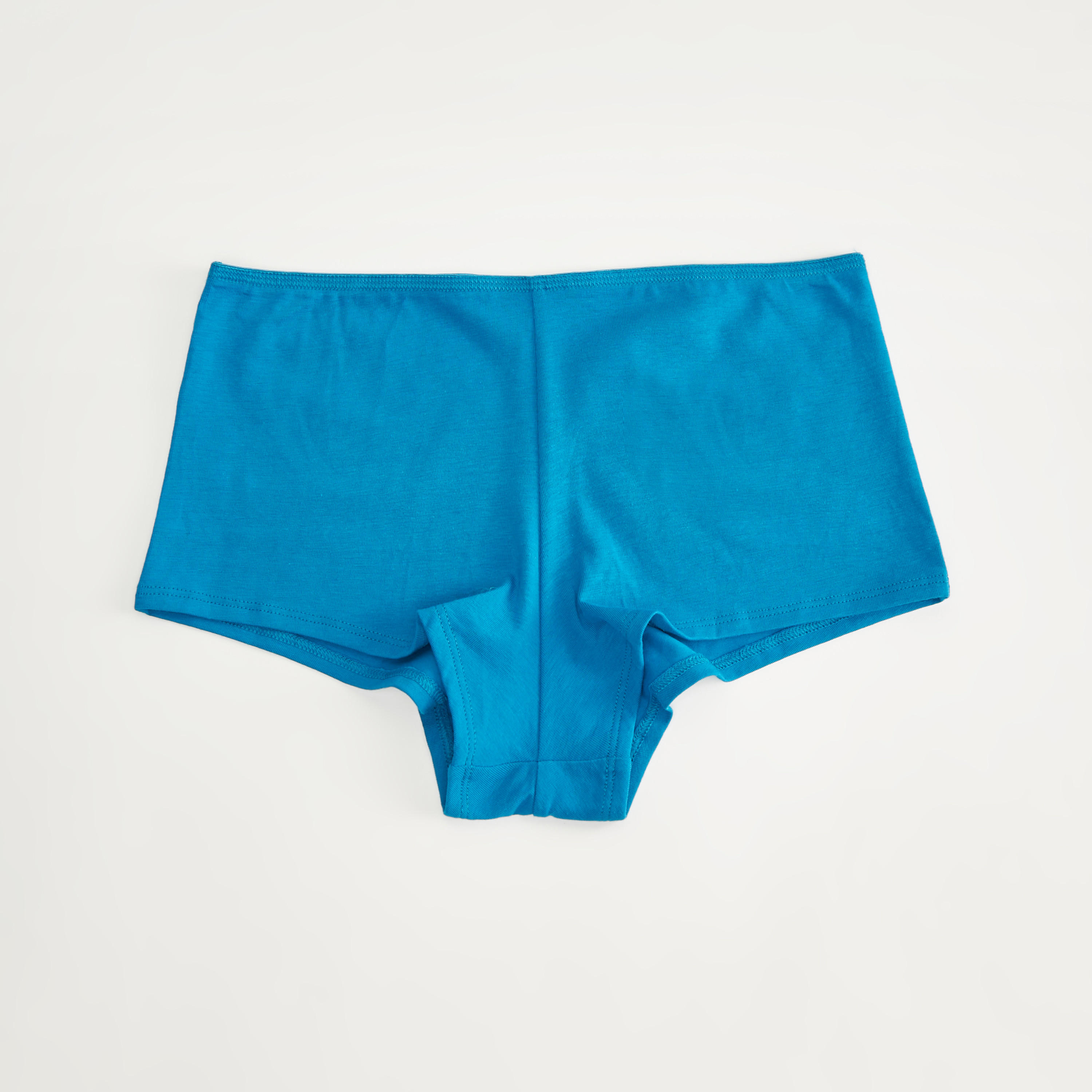 سراويل بوي شورت سادة - طقم من 5-women-clothing-lingerie-panties-image-2
