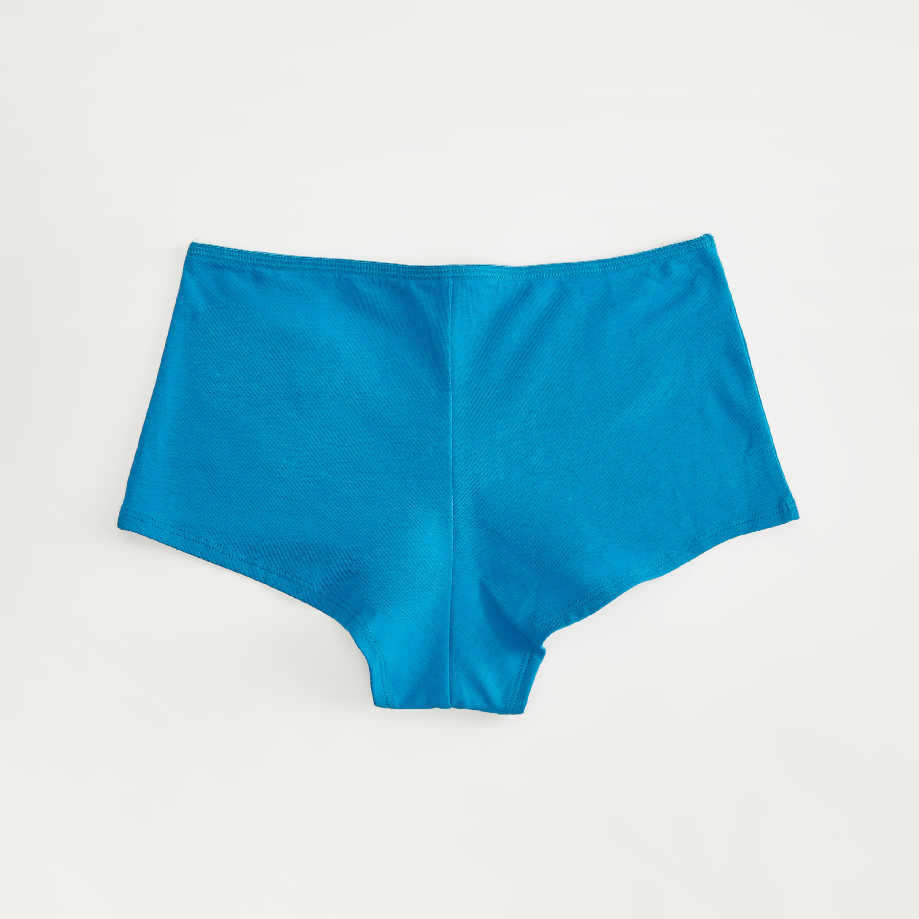 سراويل بوي شورت سادة - طقم من 5-women-clothing-lingerie-panties-image-1