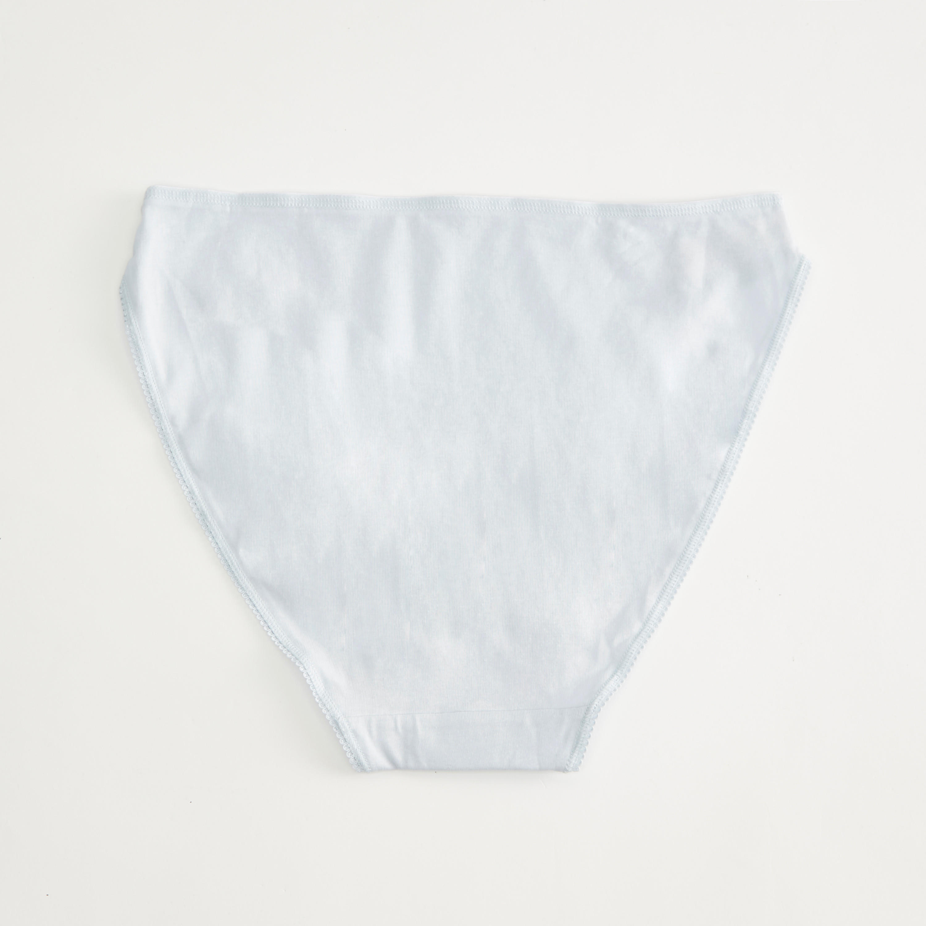 سراويل هيبستر سادة بخصر مطاطي وتفاصيل فيونكة - طقم من 5 قطع-women-clothing-lingerie-panties-image-4