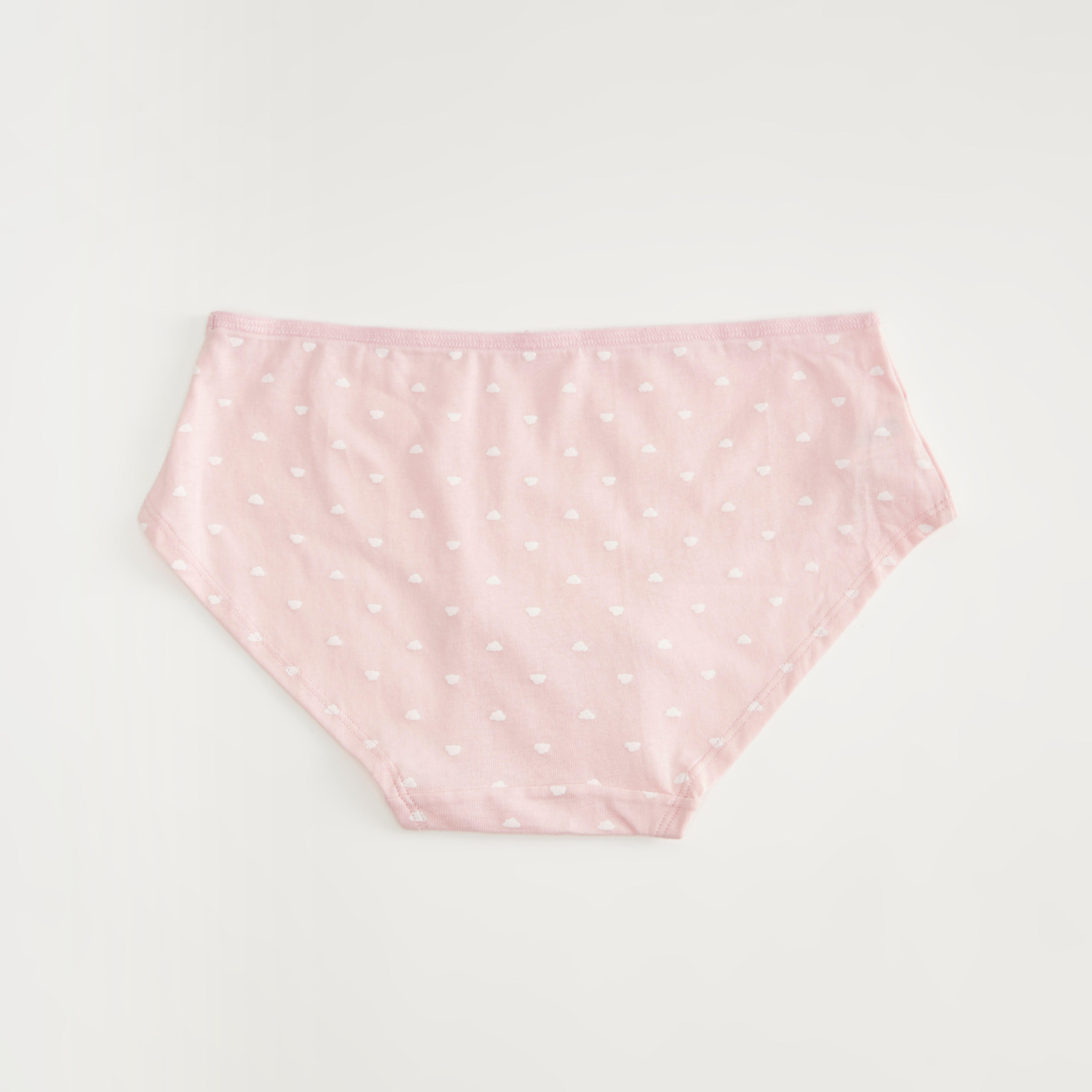 سراويل هيبستر متنوّعة بتفاصيل فيونكة - طقم من 5-women-clothing-lingerie-panties-image-4
