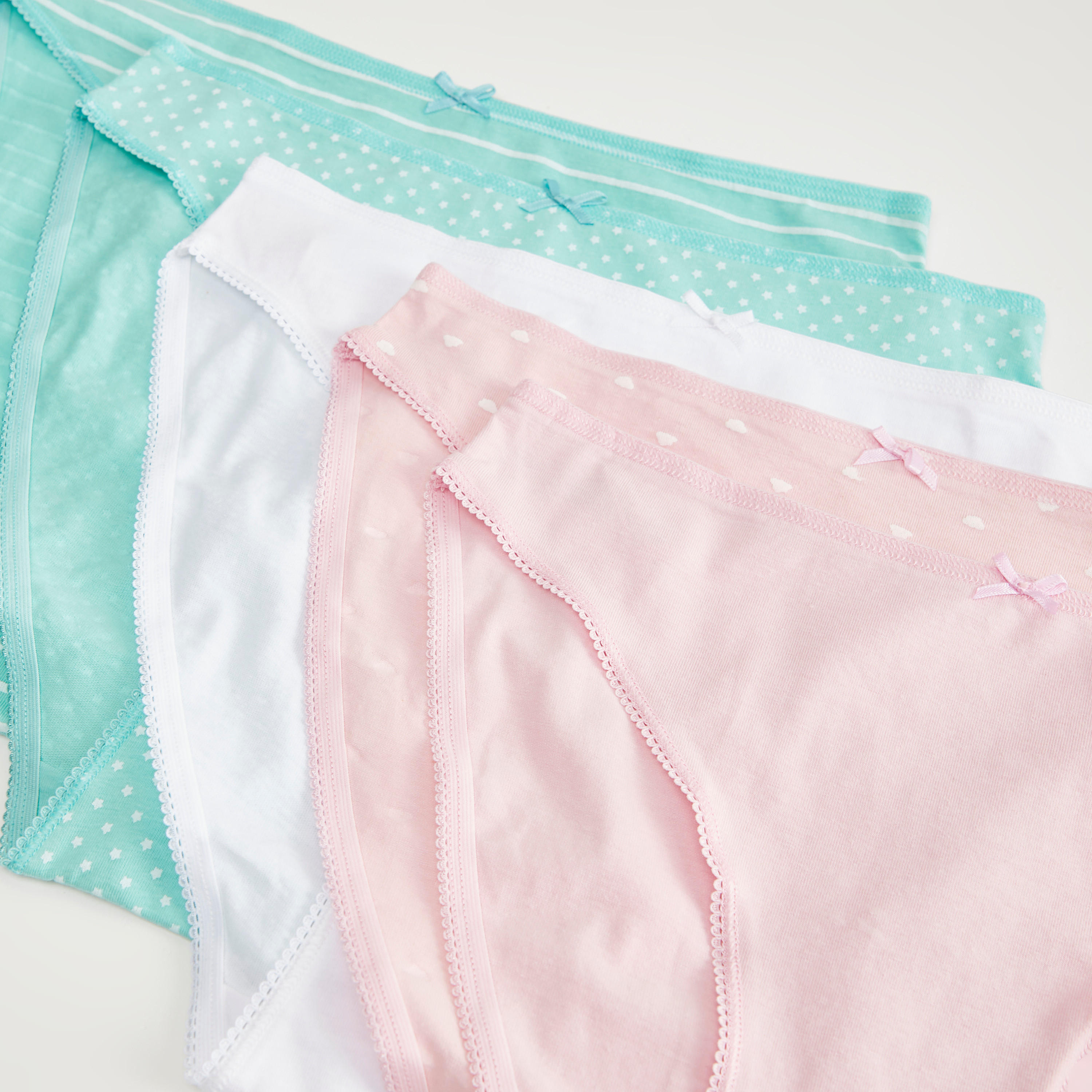 طقم سراويل داخلية متنوعة - 5 قطع-women-clothing-lingerie-panties-image-3