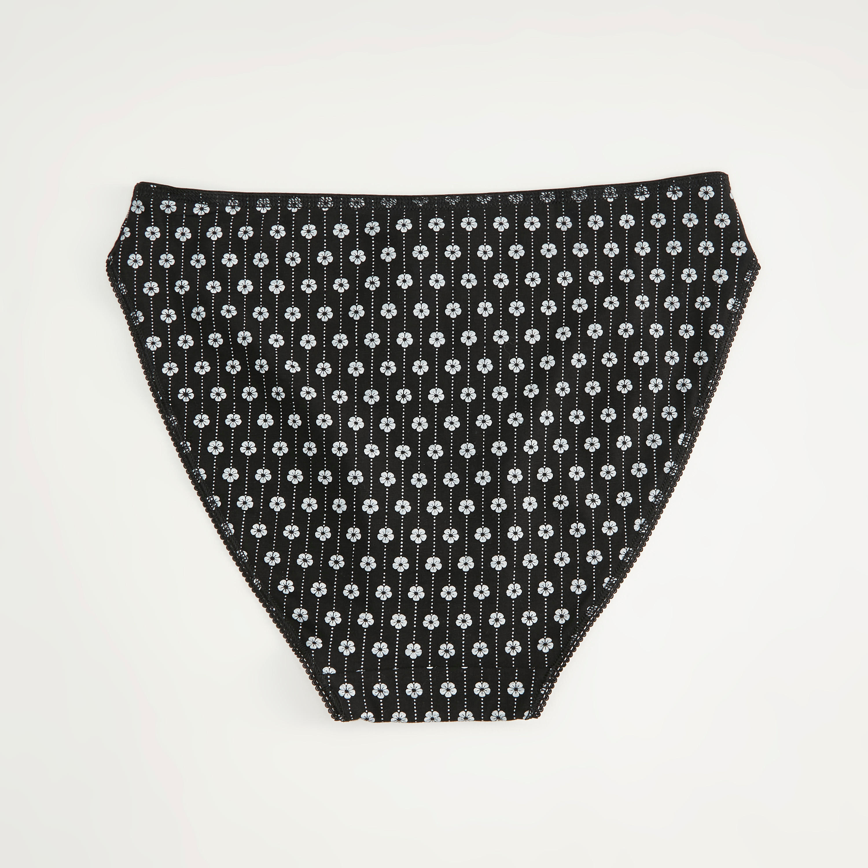 سراويل هيبستر بتفاصيل فيونكة - طقم من 5 قطع متنوعة-women-clothing-lingerie-panties-image-4