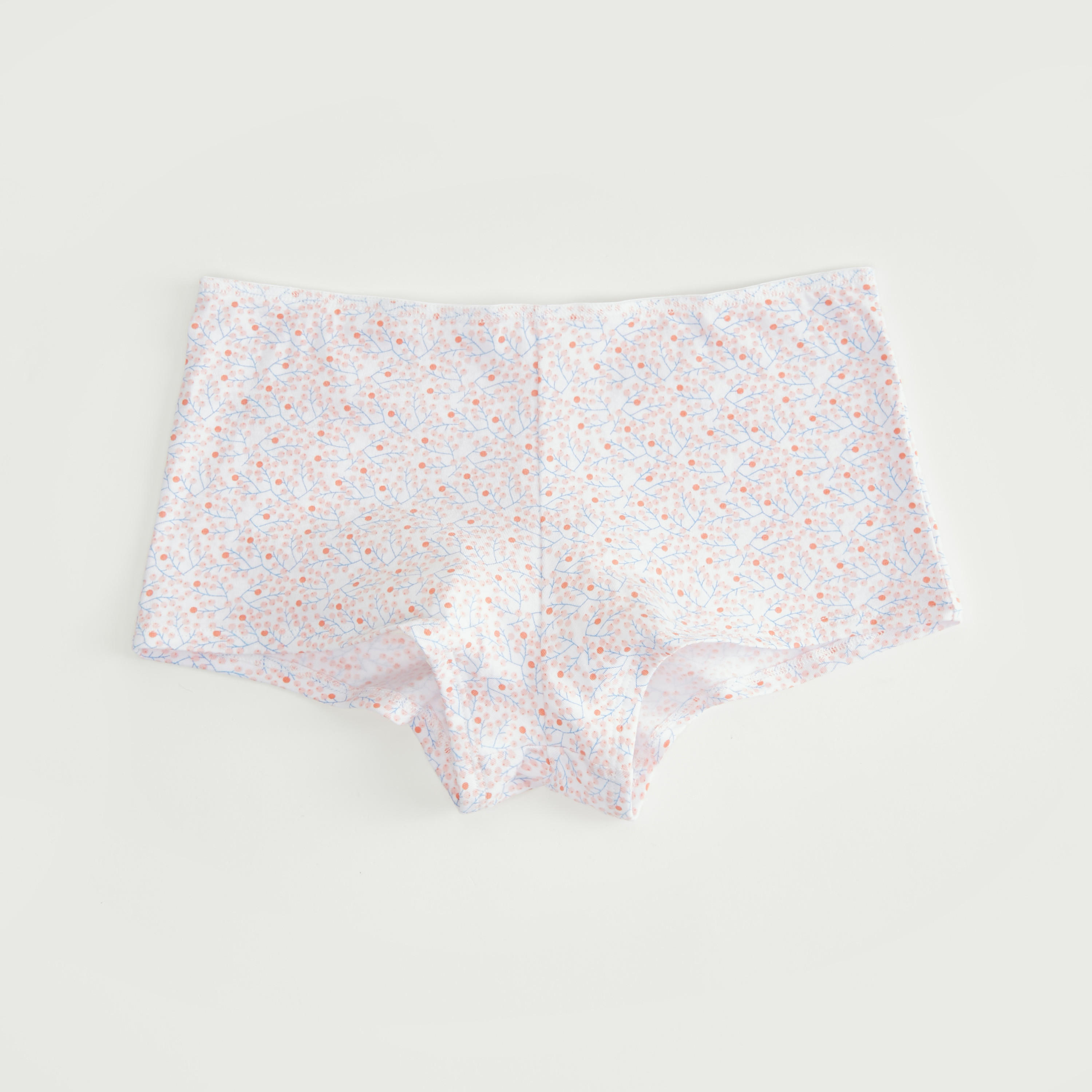 سراويل بوي شورت بخصر مطّاطي - طقم من 5 قطع متنوعة-women-clothing-lingerie-panties-image-3