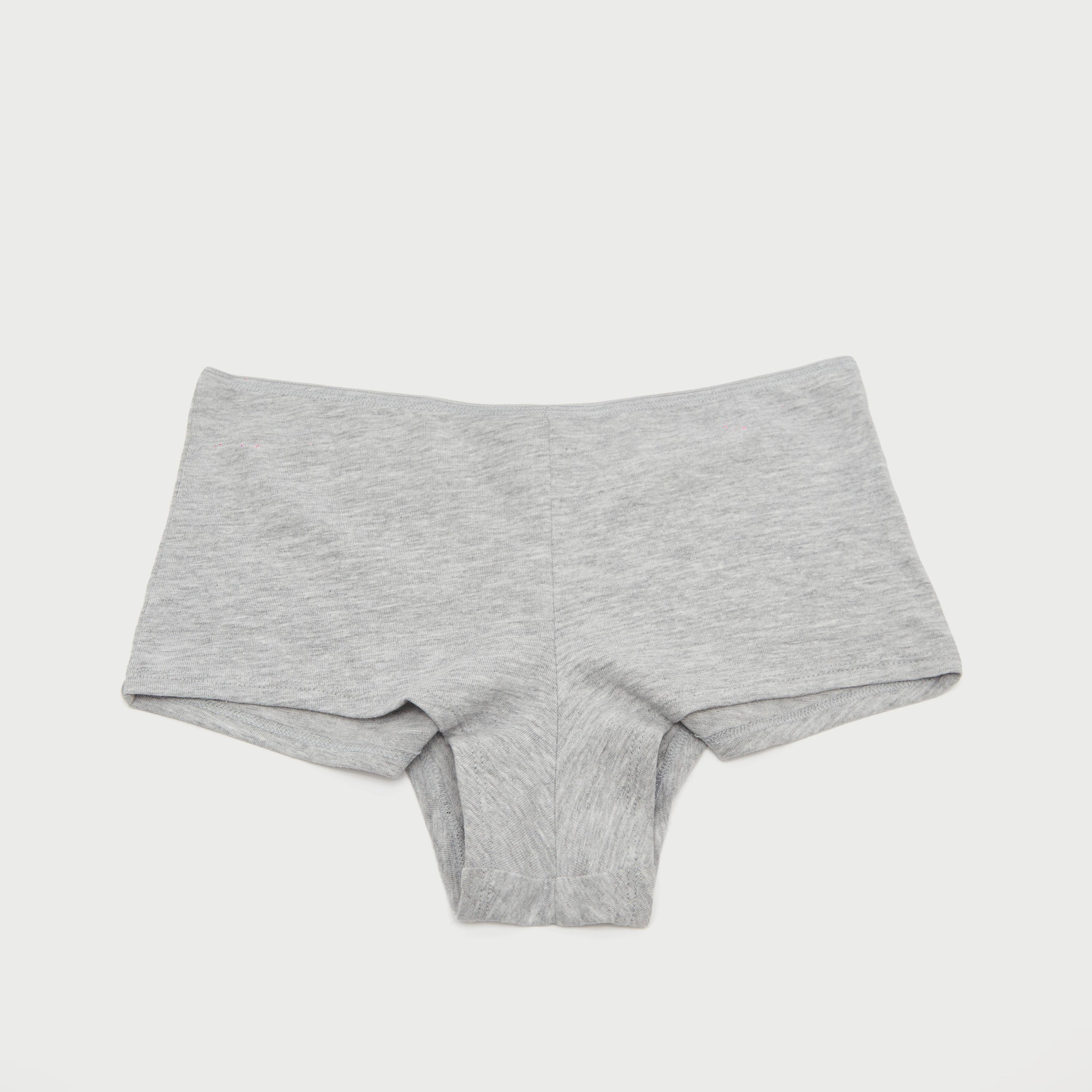 Set of 5 - Solid Boyshort Briefs with Elasticised Waistband-women-clothing-lingerie-panties-image-3