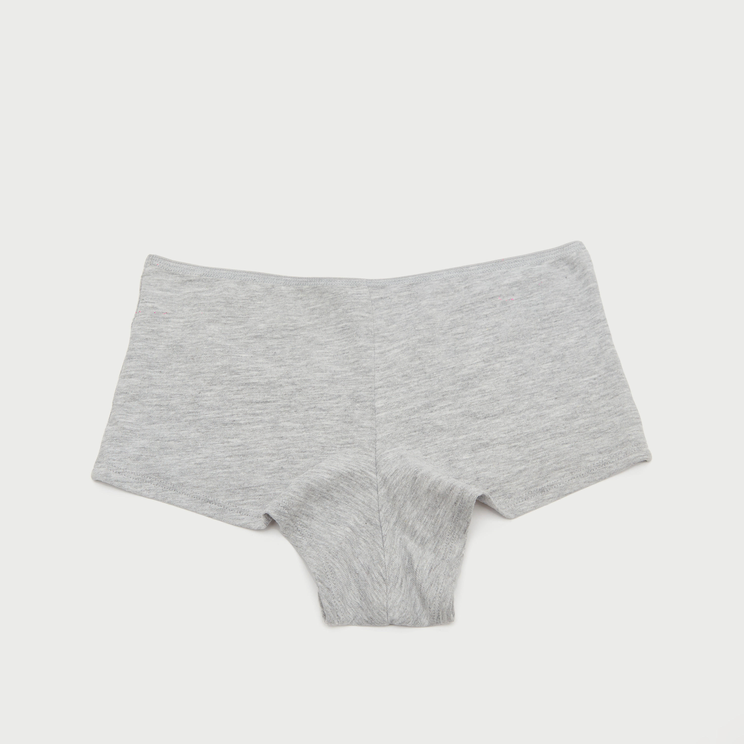 Set of 5 - Solid Boyshort Briefs with Elasticised Waistband-women-clothing-lingerie-panties-image-4