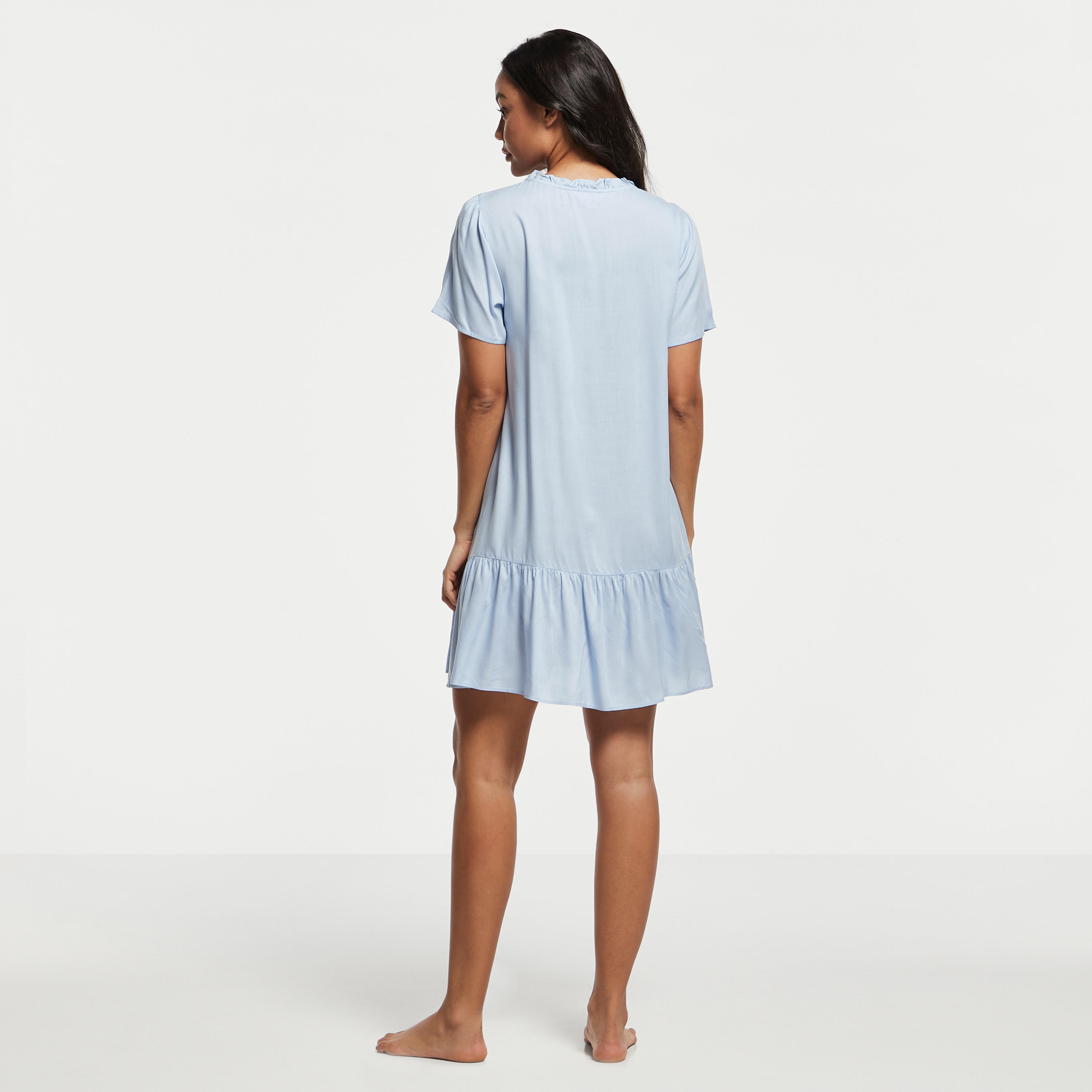 قميص نوم منسوج بأكمام قصيرة - طقم من قطعتين متنوعتين-women-clothing-nightwear-nighties-image-7