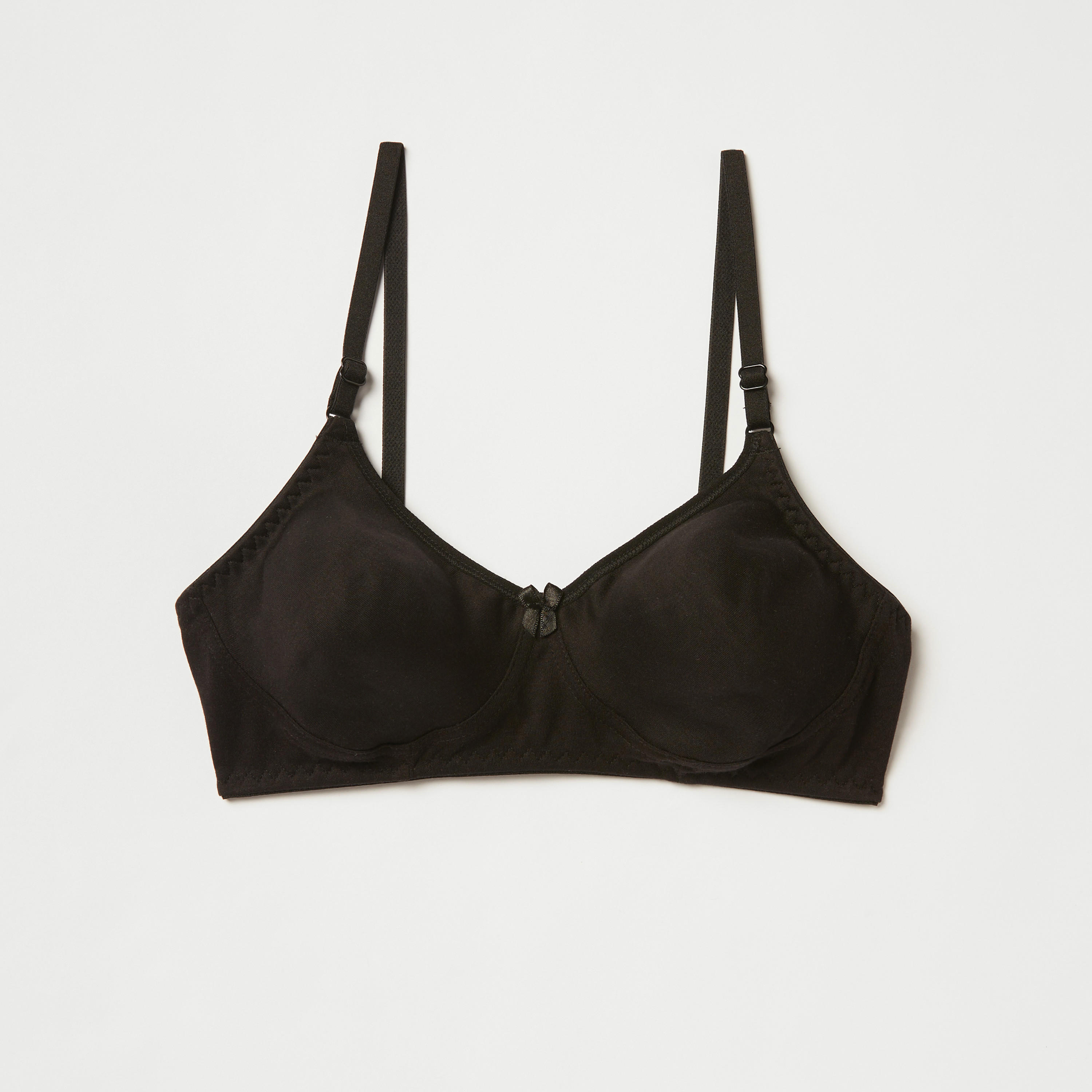 صدرية مبطنة سادة دون سلك بأحزمة قابلة للتعديل-women-clothing-lingerie-bras-image-11