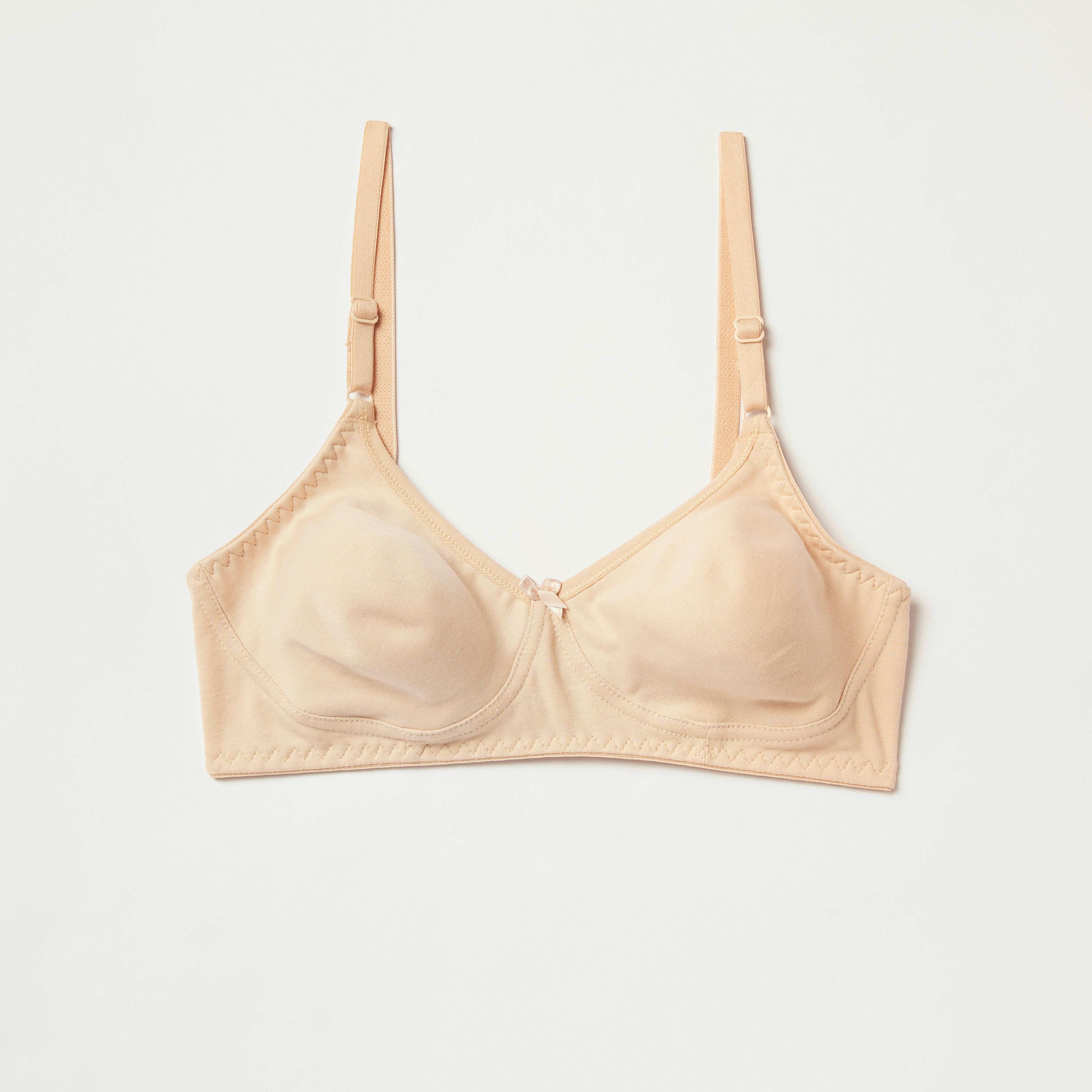 صدرية مبطنة سادة دون سلك بأحزمة قابلة للتعديل-women-clothing-lingerie-bras-image-17