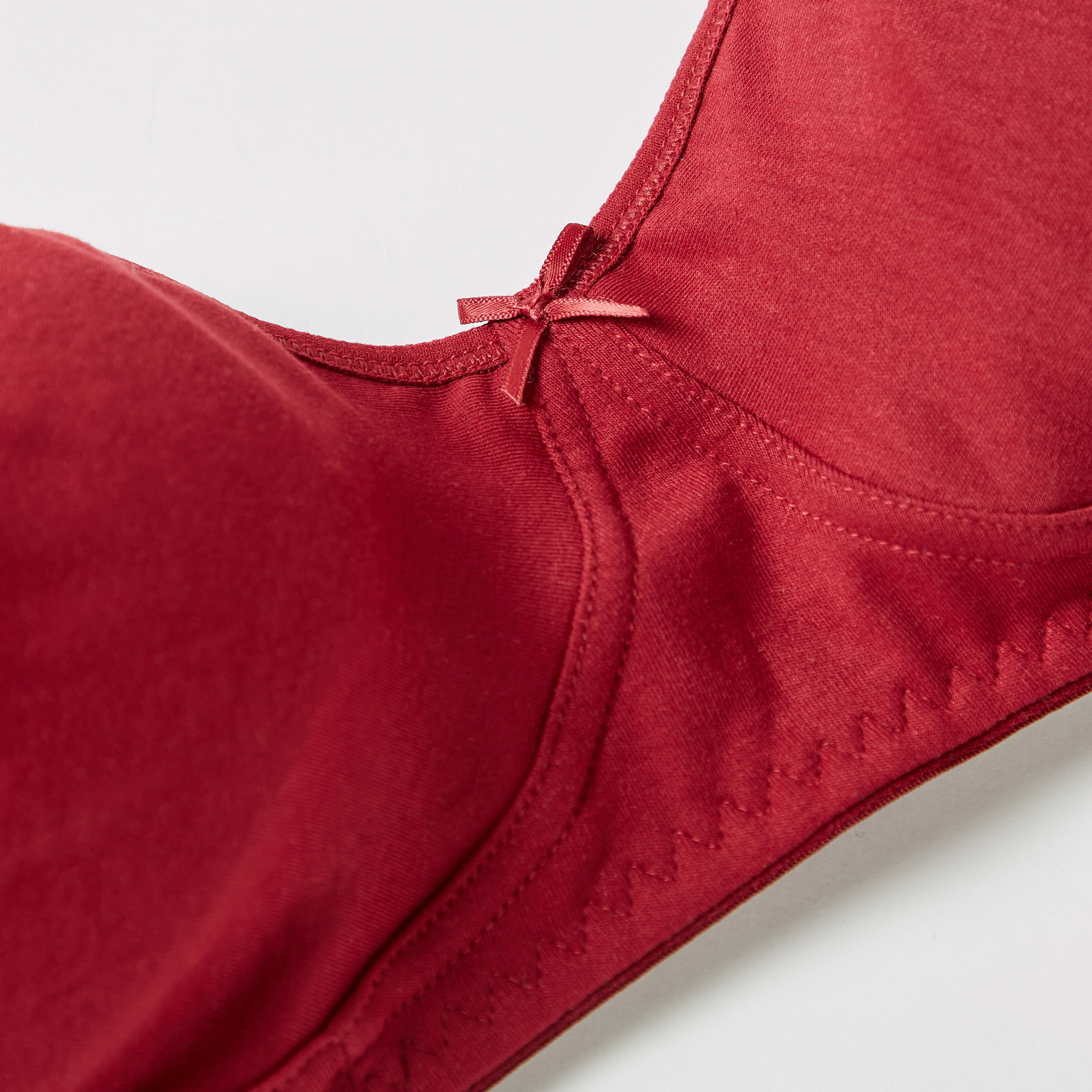 Solid Non-Wired Non-Padded Bra with Adjustable Straps-women-clothing-lingerie-bras-image-2