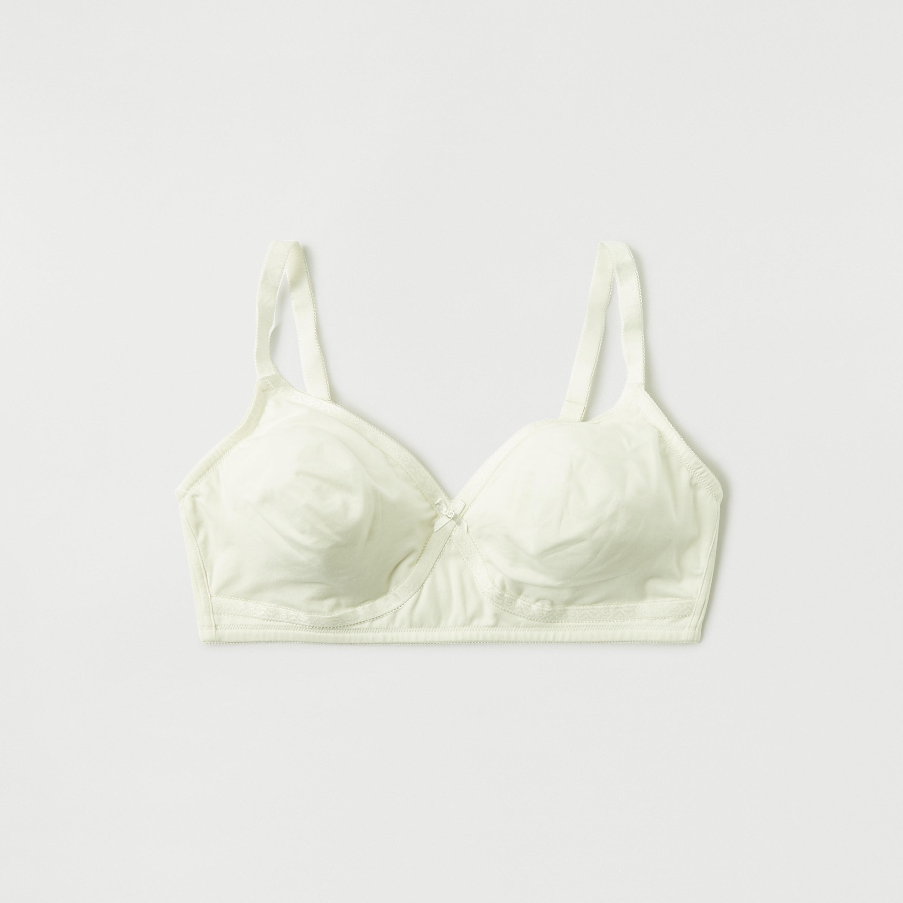 Solid Non-Wired Bra with Hook and Eye Closure-women-clothing-lingerie-bras-image-5